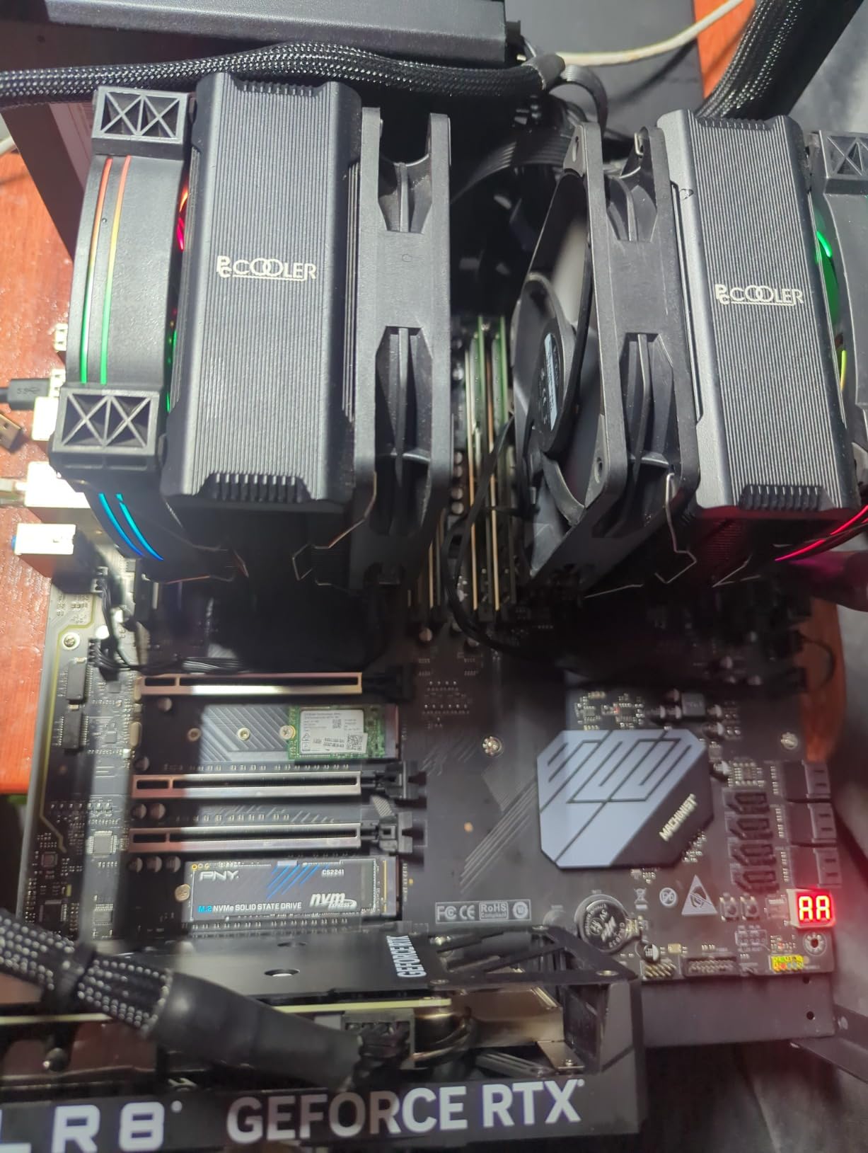 X99 Dual CPU Motherboard Intel LGA 2011-V3 Motherboard for Xeon E5 V3/V4 Series Processor (E-ATX, DDR4 Max 256GB, PCIe 3.0, NVME/NGFF M.2, SATA 6Gbps, USB 3.0, Gigabit LAN) Customer Review X99 Dual CPU Motherboard Intel LGA 2011-V3 Motherboard for Xeon E5 V3/V4 Series Processor (E-ATX, DDR4 Max 256GB, PCIe 3.0, NVME/NGFF M.2, SATA 6Gbps, USB 3.0, Gigabit LAN) - Customer Photo 2