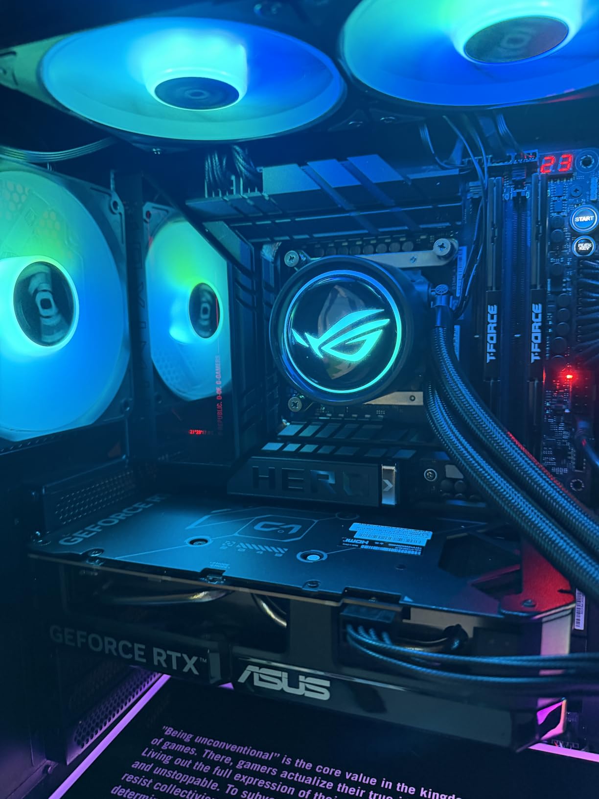 ROG Maximus Z890 Hero Intel Z890 LGA 1851 ATX Motherboard, Advanced AI PC-Ready, 22+2+1+2 Stages, DDR5, WiFi 7, 3X PCIe 5.0 M.2, Thunderbolt 4, USB Type-C, AI Overclocking/Cooling/Networking customer photo 2