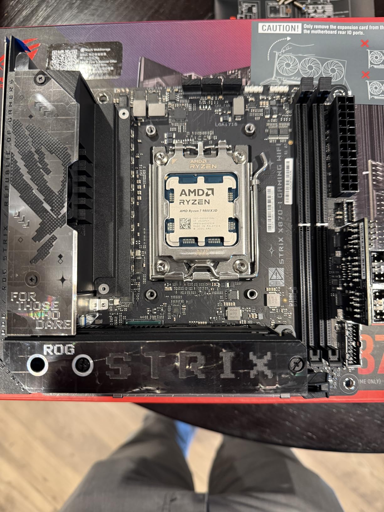 AMD RYZEN 7 9800X3D 8-Core, 16-Thread Desktop Processor - Customer Photo 2