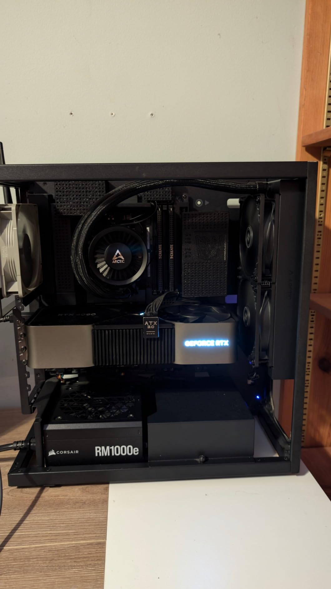 ARCTIC Liquid Freezer III Pro 240-240 mm AIO CPU Cooler, Water Cooling, 38 mm Radiator, PWM Pump, VRM Fan, AMD AM5/AM4, Intel LGA1851/1700 Contact Frame - Black - Customer Photo 2