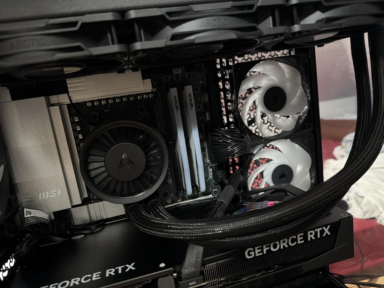 ARCTIC Liquid Freezer III Pro 360 - AIO CPU Cooler, 3 x 120 mm Water Cooling, 38 mm Radiator, PWM Pump, VRM Fan, AMD AM5/AM4, Intel LGA1851/1700 Contact Frame - Black - Customer Photo 4