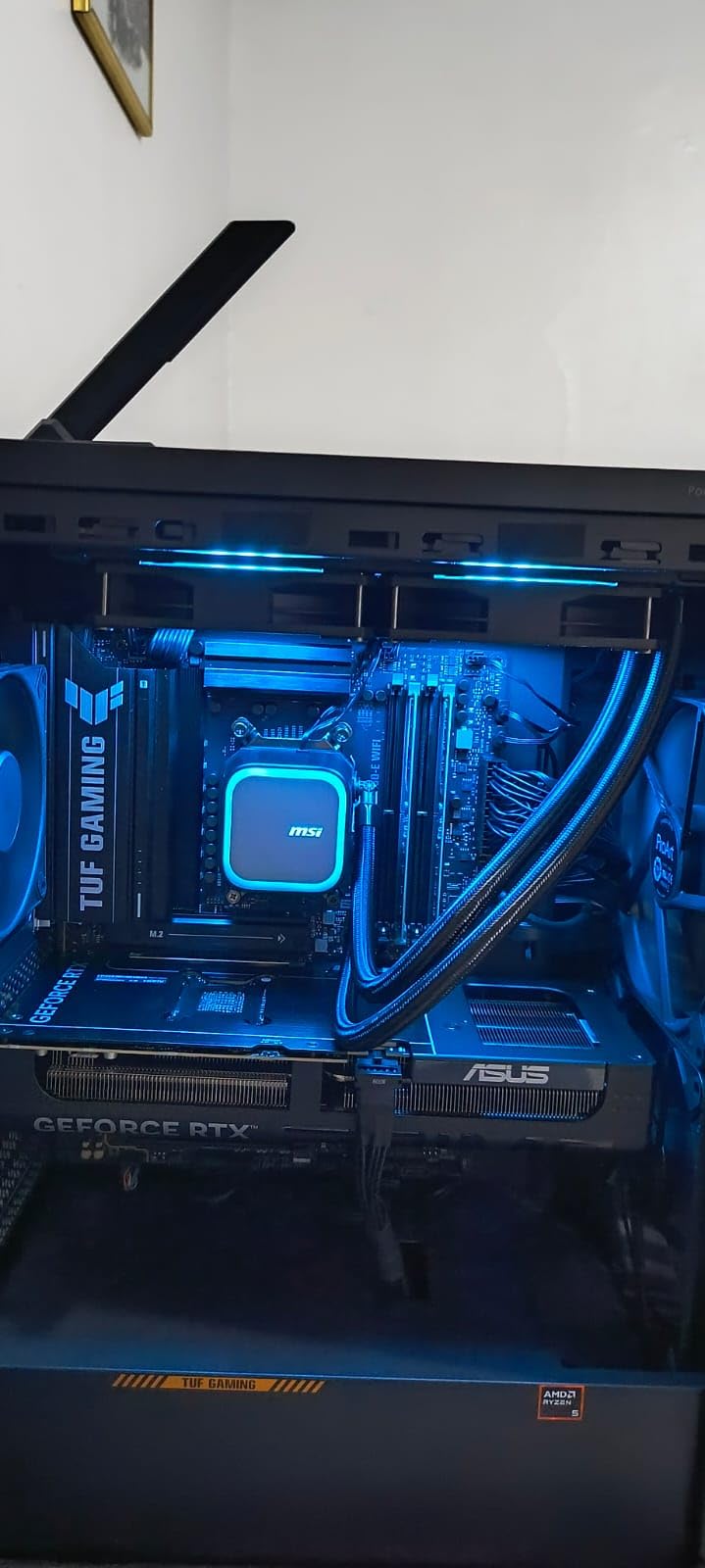 MSI MAG Coreliquid A13 360 - AIO ARGB CPU Liquid Cooler - 360mm Radiator - LGA 1700/1851 / AM5/AM4 Compatible - Triple 120mm ARGB PWM Fans, Black - Customer Photo 2