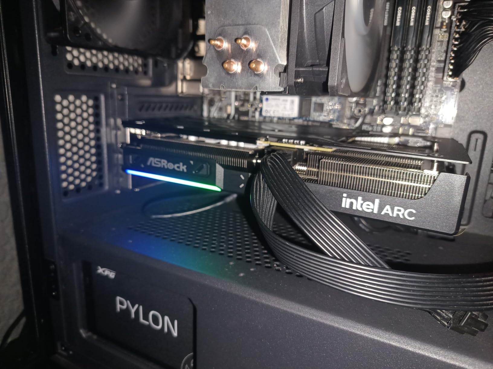 ASRock Intel Arc B580 Challenger 12GB OC Graphics Card, 2740 MHz GPU Clock, 12GB GDDR6, DisplayPort 2.1, HDMI 2.1a, Dual Fan Cooling, 0dB Silent Operation Customer Review ASRock Intel Arc B580 Challenger 12GB OC Graphics Card, 2740 MHz GPU Clock, 12GB GDDR6, DisplayPort 2.1, HDMI 2.1a, Dual Fan Cooling, 0dB Silent Operation - Customer Photo 1