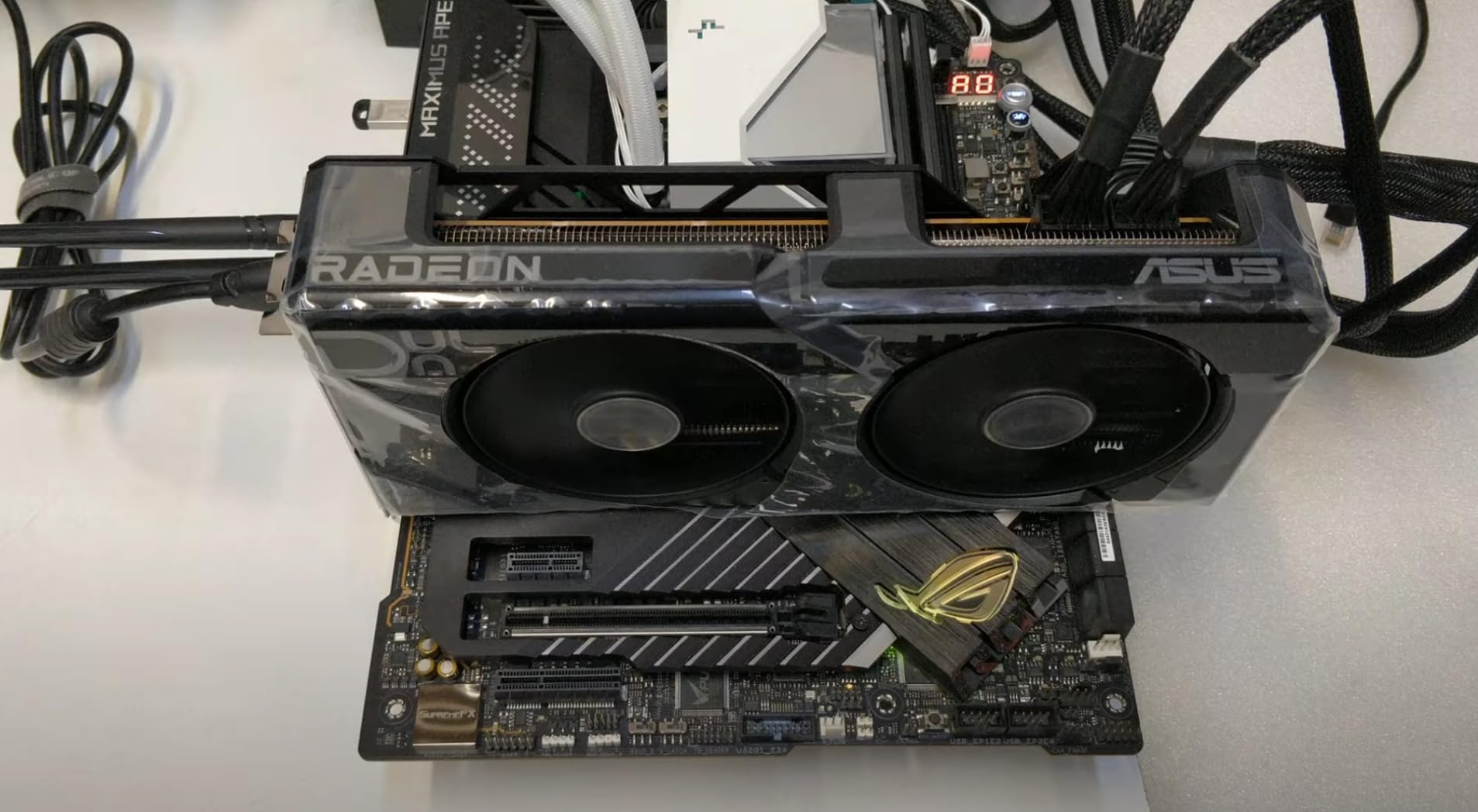 ASUS Prime Radeon RX 9070 XT OC Edition Graphics Card (PCIe 5.0, HDMI/DP 2.1, 2.5-Slot Design, axial-tech Fans, Dual Ball Fan Bearings, Dual BIOS, GPU Guard) - Customer Photo 1