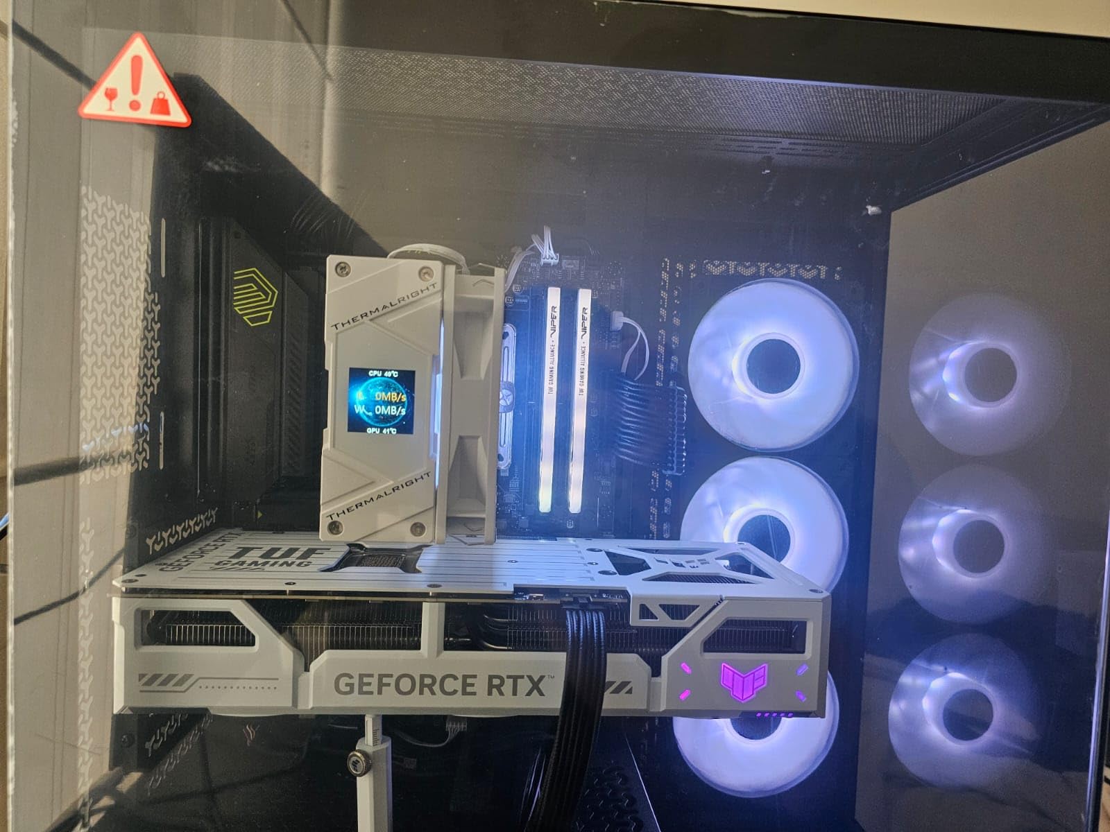 MSI MAG B850 Tomahawk MAX WiFi Motherboard, ATX - Supports AMD Ryzen 9000/8000 / 7000 Processors, AM5-80A SPS VRM, DDR5 Memory Boost 8400+ MT/s (OC), PCIe 5.0 x16, M.2 Gen5, Wi-Fi 7, 5G LAN Customer Review MSI MAG B850 Tomahawk MAX WiFi Motherboard, ATX - Supports AMD Ryzen 9000/8000 / 7000 Processors, AM5-80A SPS VRM, DDR5 Memory Boost 8400+ MT/s (OC), PCIe 5.0 x16, M.2 Gen5, Wi-Fi 7, 5G LAN - Customer Photo 1