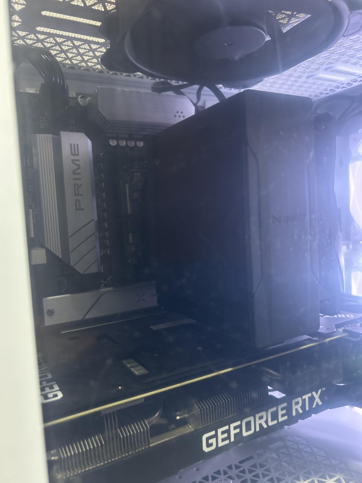 be quiet! Pure Rock Pro 3 Black CPU Air Cooler | 6 High Performance 6mm Heat Pipes with HDT Technology | 120mm Quiet PWM Fan | AMD:AM4 AM5/Intel LGA 1700/1150/1151/1200 | Black - Customer Photo 3