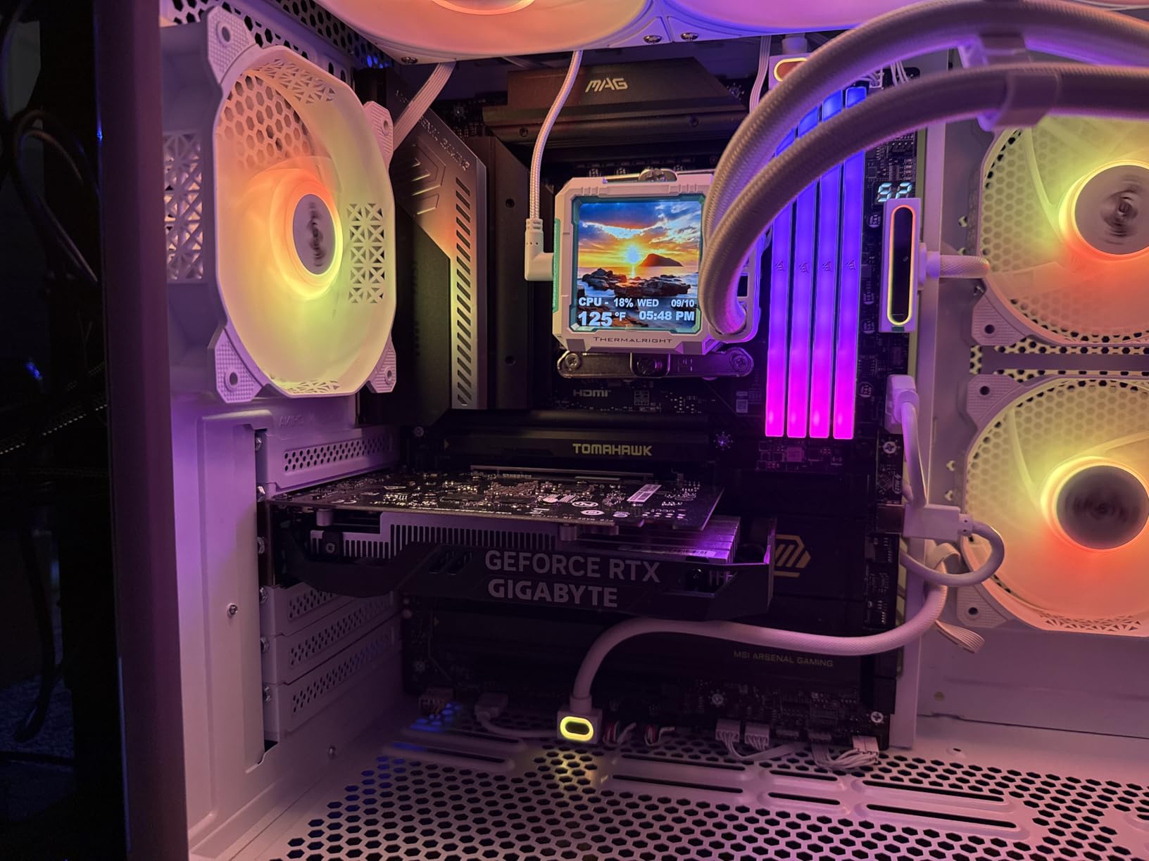 Micro Center CPU Motherboard Combo - Intel Core Ultra 7 265K 20-Cores Unlocked Desktop Processor with Msi MAG Z890 Tomahawk WiFi Gaming LGA 1851 ATX Motherboard - Customer Photo 1