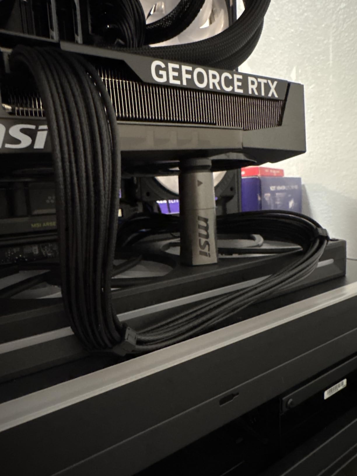 msi RTX 5070 12G Gaming Trio OC Graphics Card (12GB GDDR7, 192-bit, Extreme Performance: 2625 MHz, DisplayPort x3 2.1a, HDMI 2.1b, NVIDIA Blackwell Architecture) Customer Review msi RTX 5070 12G Gaming Trio OC Graphics Card (12GB GDDR7, 192-bit, Extreme Performance: 2625 MHz, DisplayPort x3 2.1a, HDMI 2.1b, NVIDIA Blackwell Architecture) - Customer Photo 1