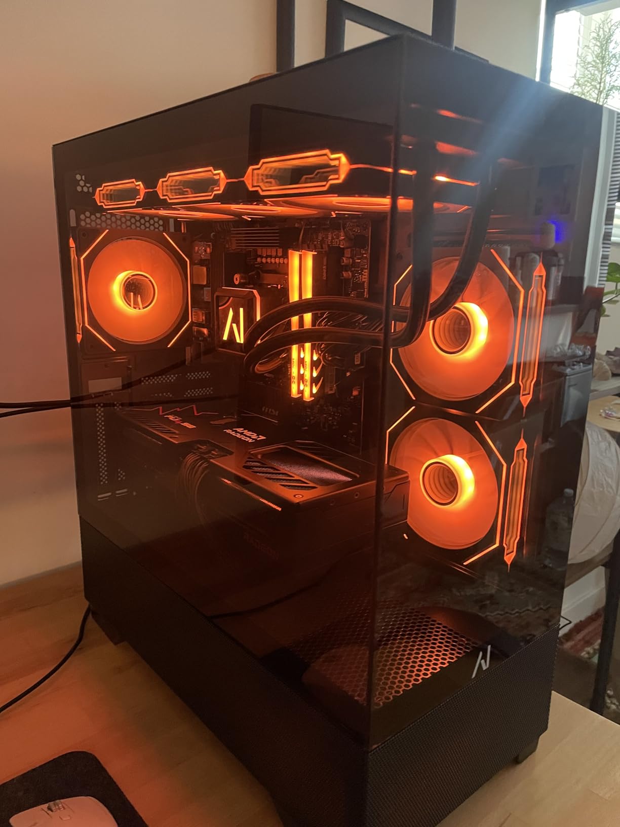 Andromeda Insights Galaxy V2 Gaming PC - AMD RX 9070 XT 16GB GDDR6 | Ryzen 7 9800X3D 4.7 GHz (5.2 GHz Turbo Boost) | 32GB DDR5 6000 | 2TB Gen4 SSD | 850W Gold PSU | ARGB Fans | Wi-Fi + BT | Win 11 - Customer Photo 3