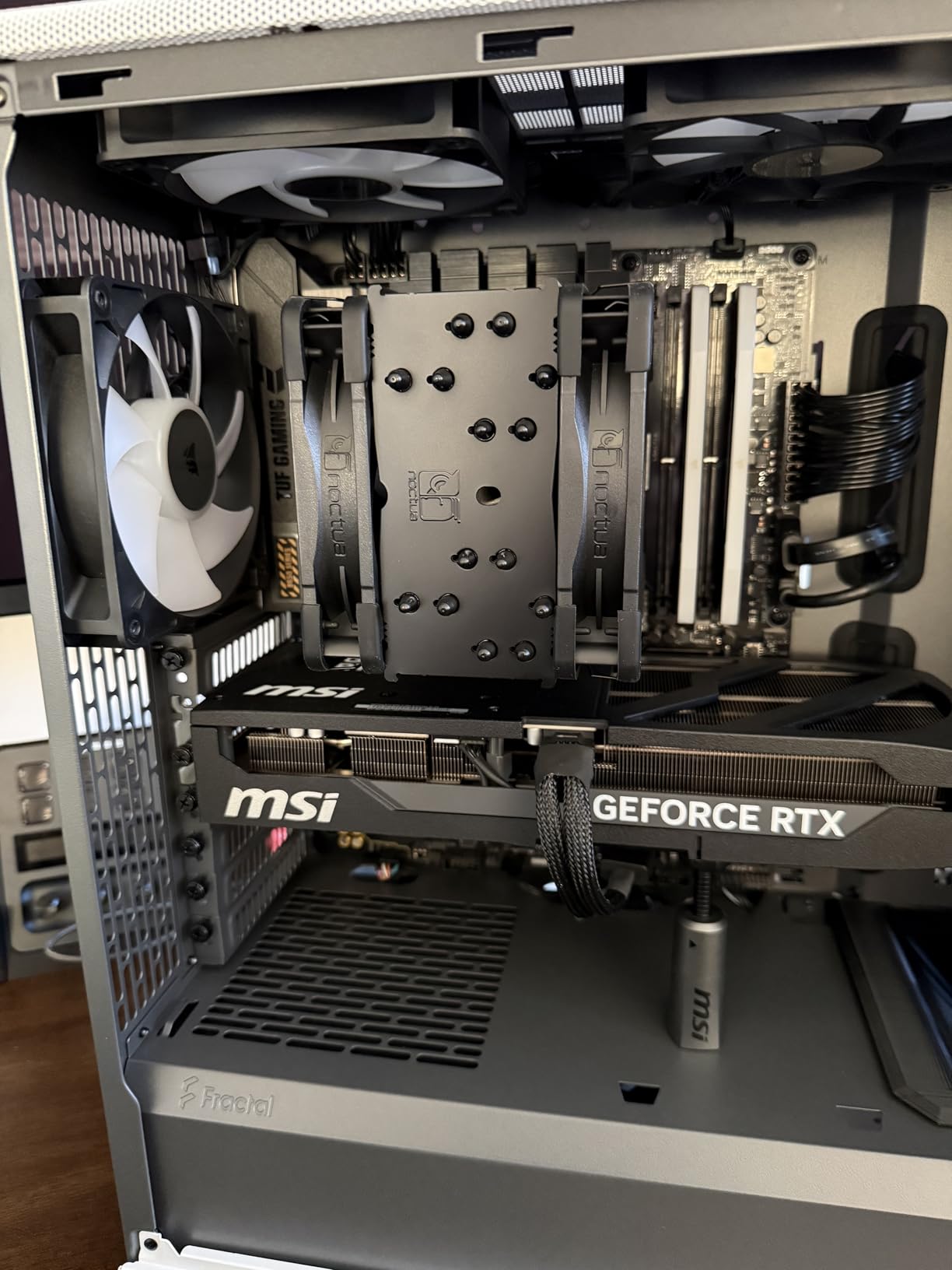 ASUS TUF Gaming B650E-PLUS WiFi AMD B650 ATX Motherboard, 12+2+1 80A DrMOS Power Stages, DDR5, PCIe 5.0 Ready, 3X M.2, Wi-Fi 6E, 2.5Gb LAN, DisplayPort, HDMI, USB Type-C, BIOS Flashback, Aura Sync - Customer Photo 1