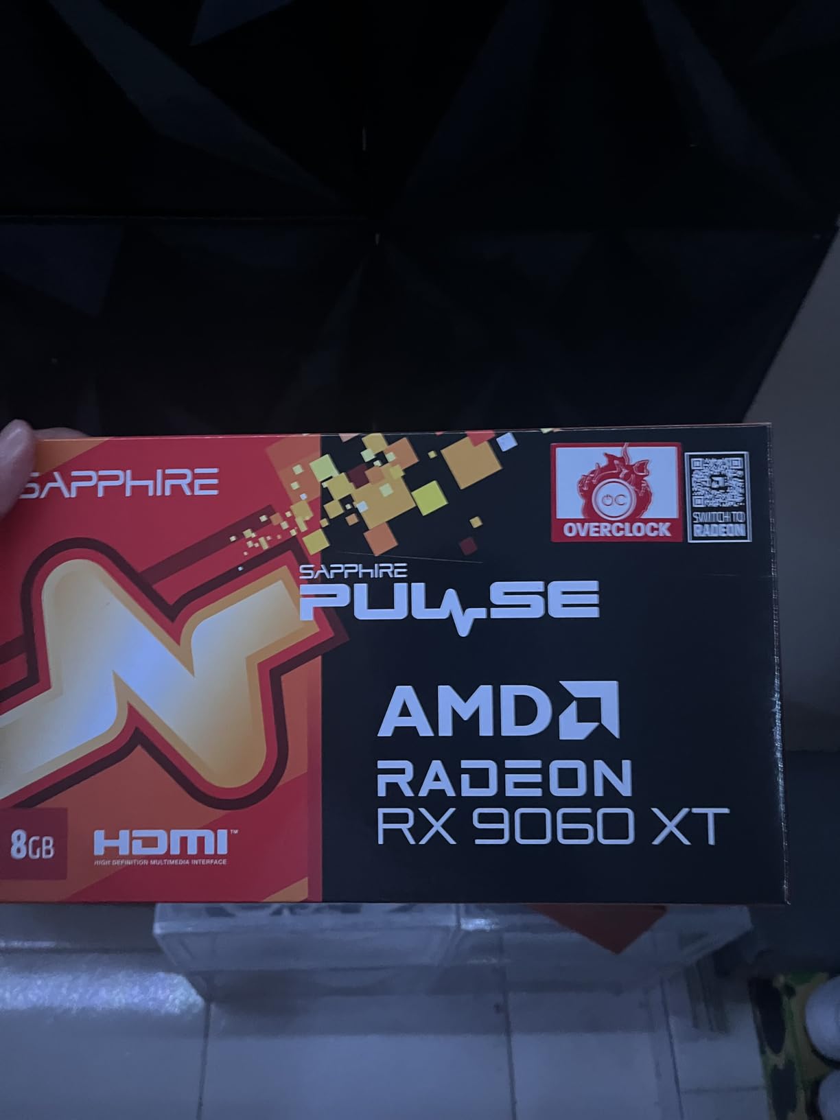 Sapphire 11350-04-20G Pulse AMD Radeon RX 9060 XT Gaming OC Graphics Card with 8GB GDDR6, AMD RDNA 4 - Customer Photo 1