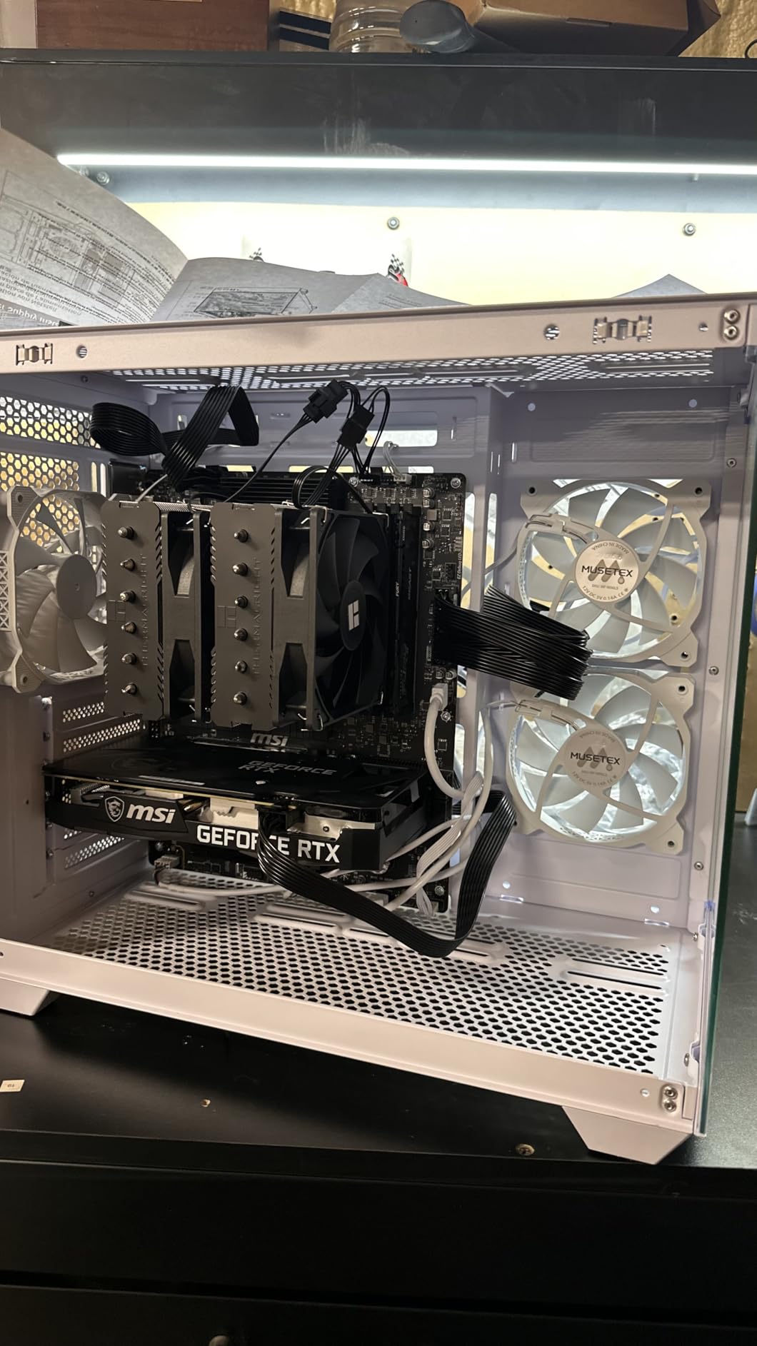 MSI PRO B650-S WiFi V1 Motherboard, ATX - Supports AMD Ryzen 9000/8000 / 7000 Series Processors, AM5 - DDR5 Memory Boost 6000+MHz/OC, 2 x PCIe 4.0 x16, 2 x M.2 Gen4, Wi-Fi 6E - Customer Photo 2