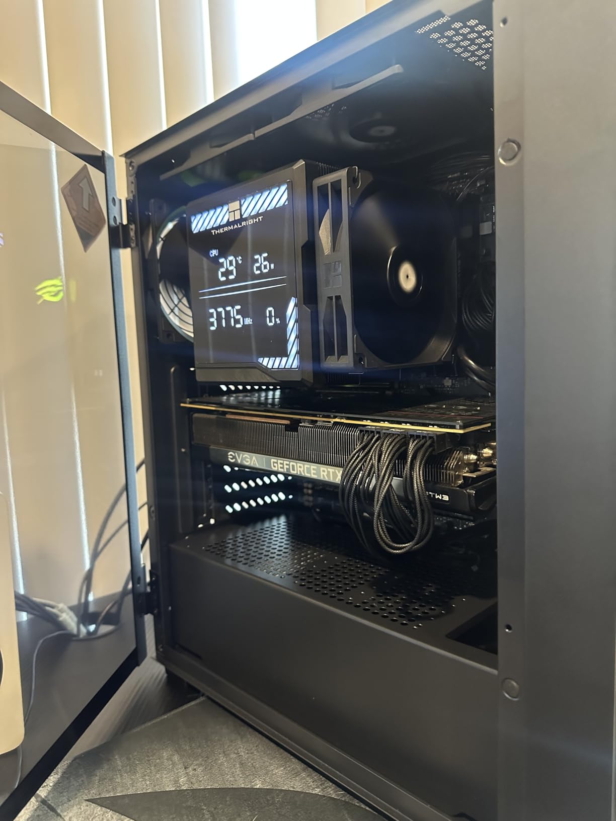 Thermalright Peerless Assassin 140 Digital Black CPU Cooler Air with 6 Heatpipes, Magnetic Display Board Top Cover,Heatsink CPU Cooler, for AM4/AM5 and Intel lga1700/1851/1150/1151/1200/2011 Customer Review Thermalright Peerless Assassin 140 Digital Black CPU Cooler Air with 6 Heatpipes, Magnetic Display Board Top Cover,Heatsink CPU Cooler, for AM4/AM5 and Intel lga1700/1851/1150/1151/1200/2011 - Customer Photo 3