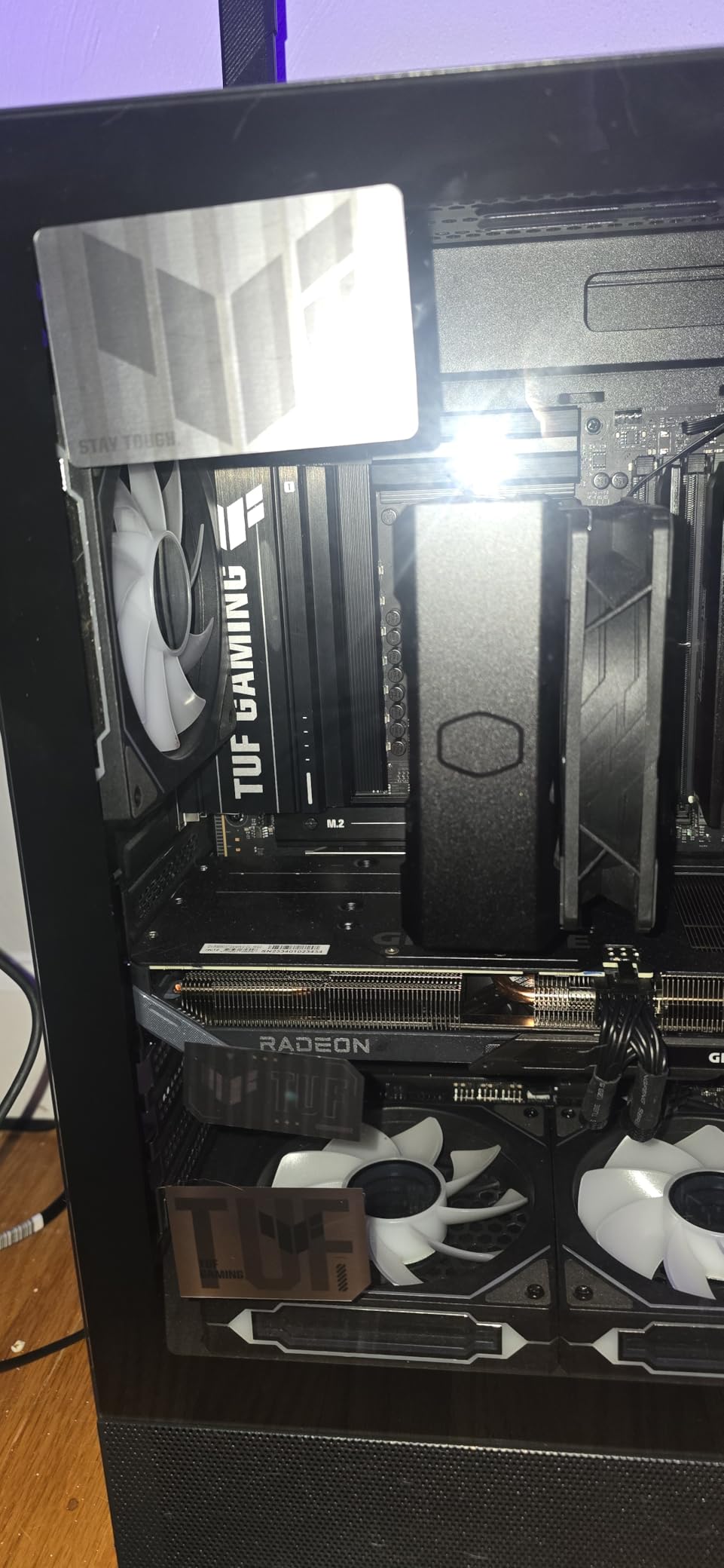 MICRO CENTER AMD Ryzen 7 7700X CPU Processor Bundle with ASUS TUF Gaming B650E-E WiFi AM5 ATX Motherboard (DDR5, PCIe 5.0 Ready, 3X M.2, Wi-Fi 6E, USB 20Gbps Type-C) - Customer Photo 2