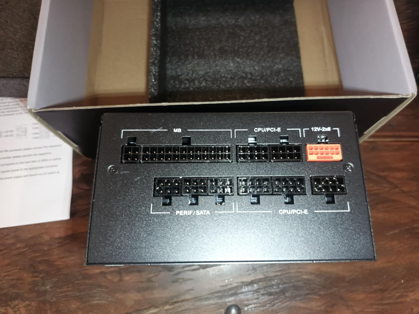 Rosewill VMG 750W 80+ Gold, ATX 3.0 & 3.1 Compatible, Full Modular Low-Noise Power Supply, PCIe 5.1 12V-2x6 Connector, 100% Japanese Electrolytic Capacitor, 120mm FDB Silent Fan - 5 Year Warranty - Customer Photo 1