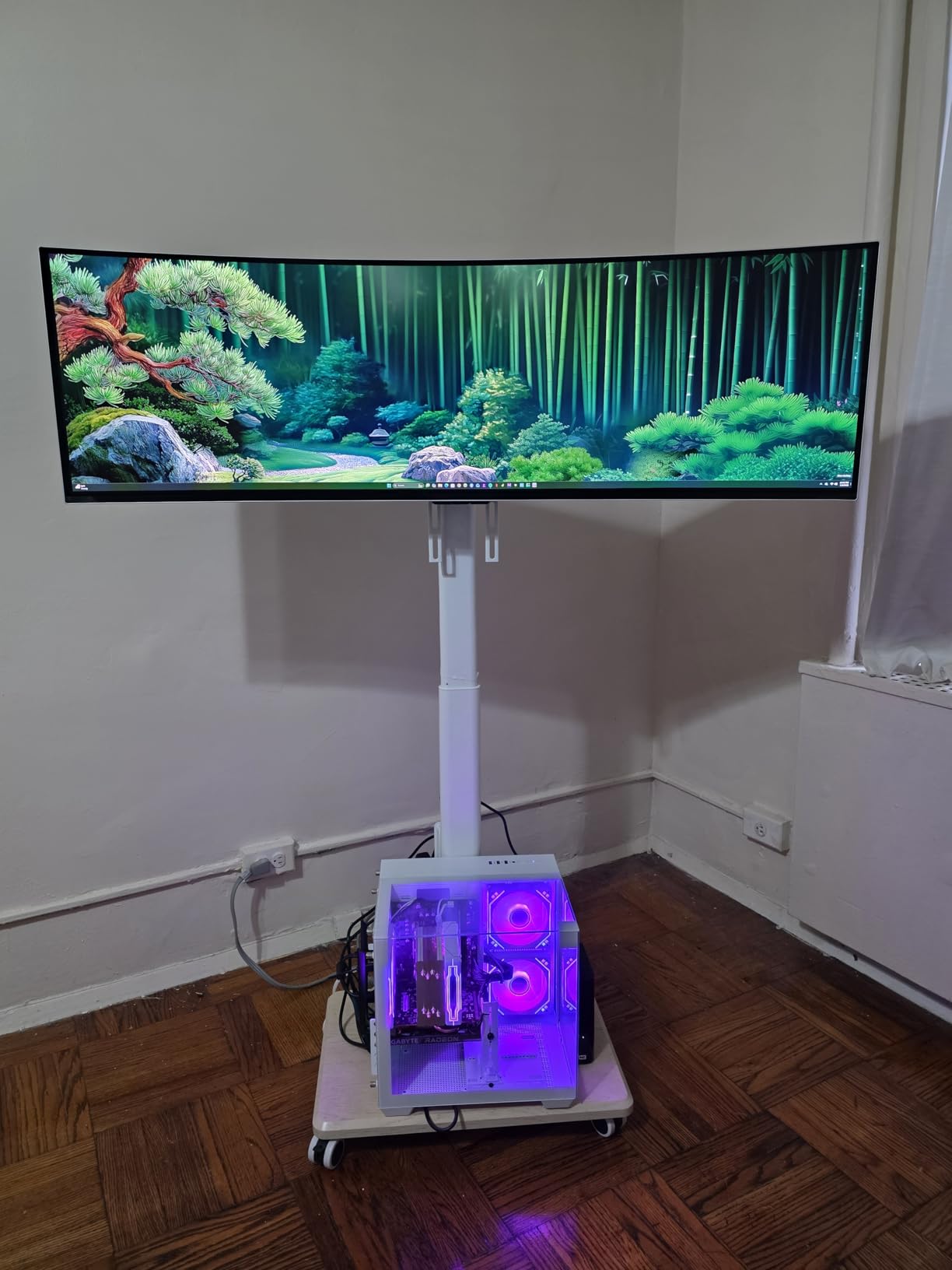 WIWB Gaming PC Desktop Computer - Ryzen 5 5600, Radeon RX 6500XT 4GB, 16GB DDR4 RAM, 1TB NVME SSD, Prebuilt Tower Computer (White) - Customer Photo 3