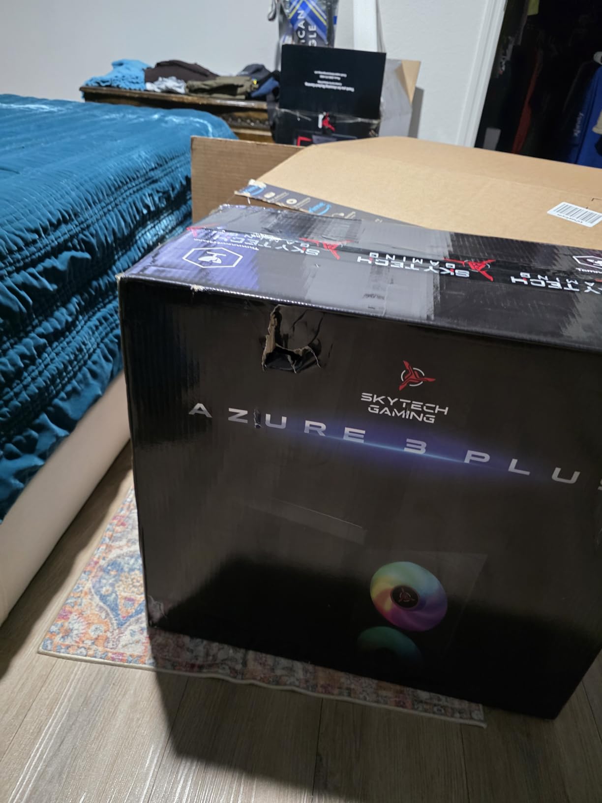 Skytech Gaming Azure 3 Plus Gaming PC, AMD Ryzen 7 7800X3D 4.2GHz, AMD RX 9070 16GB, 2TB Gen4 NVMe SSD, 32GB DDR5 RAM 6000, 850W Gold ATX 3 PSU, 360 ARGB AIO, Wi-Fi, Win 11, Desktop - Customer Photo 1