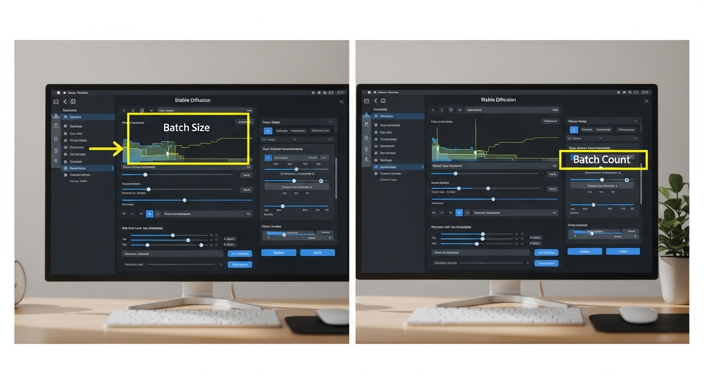 Batch Size vs Batch Count Stable Diffusion
