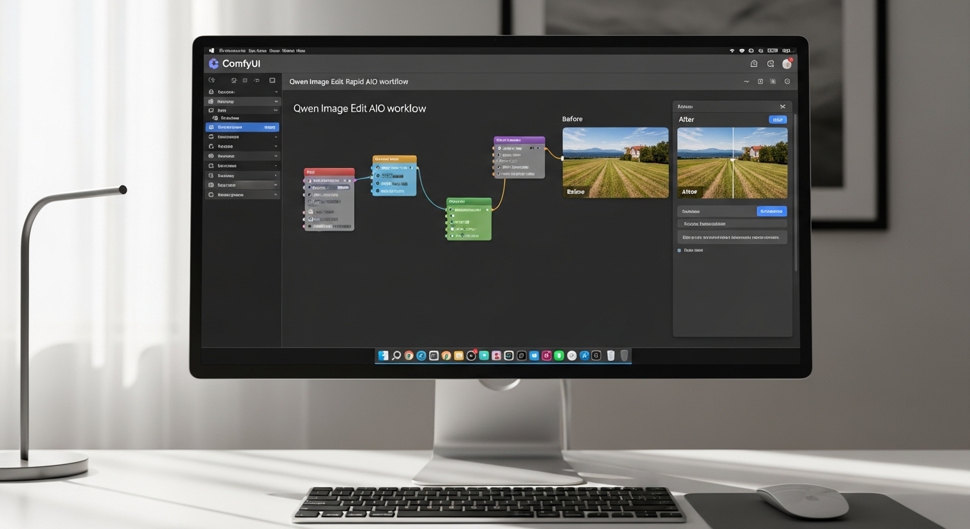Running Qwen Image Edit Rapid AIO in ComfyUI 2026: Complete Setup Guide