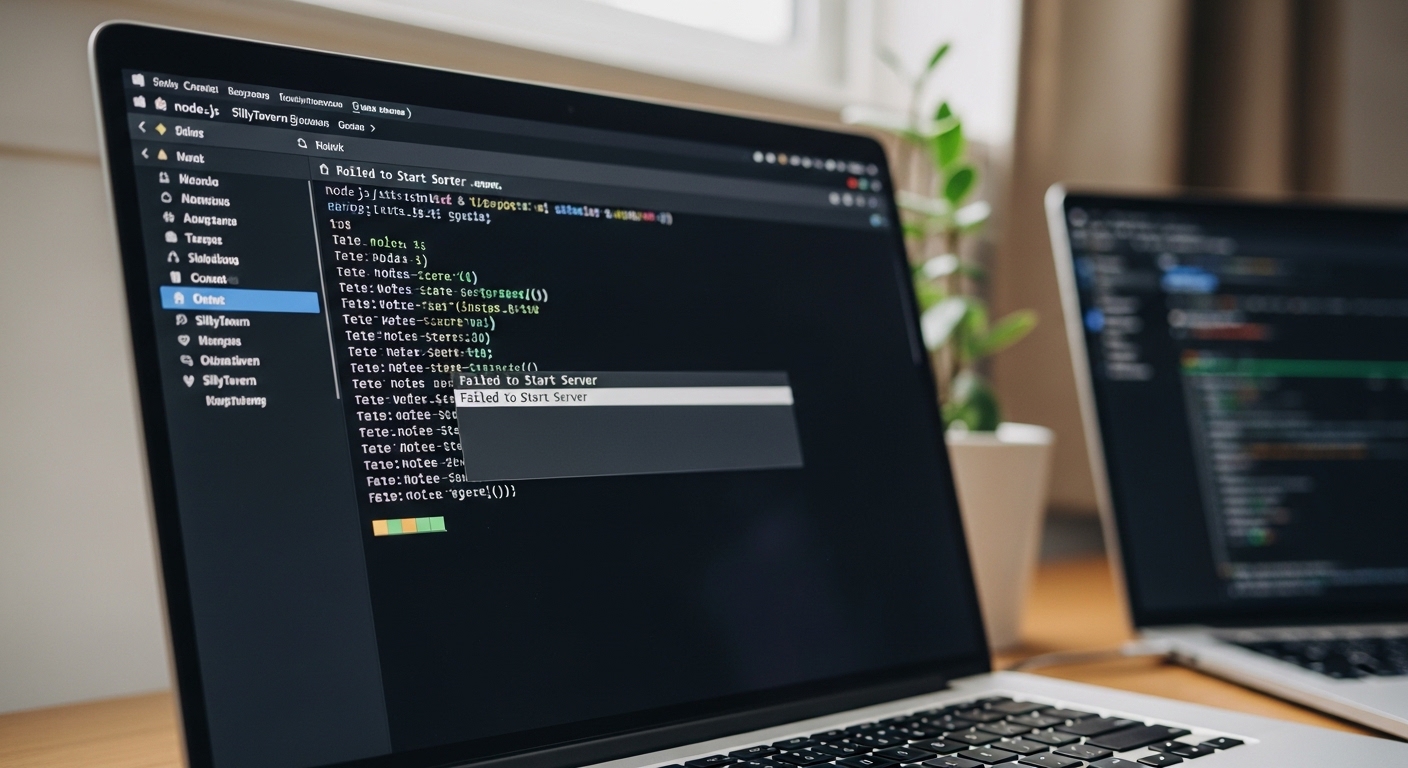SillyTavern Failed to Start Server and Node.js Error Fix
