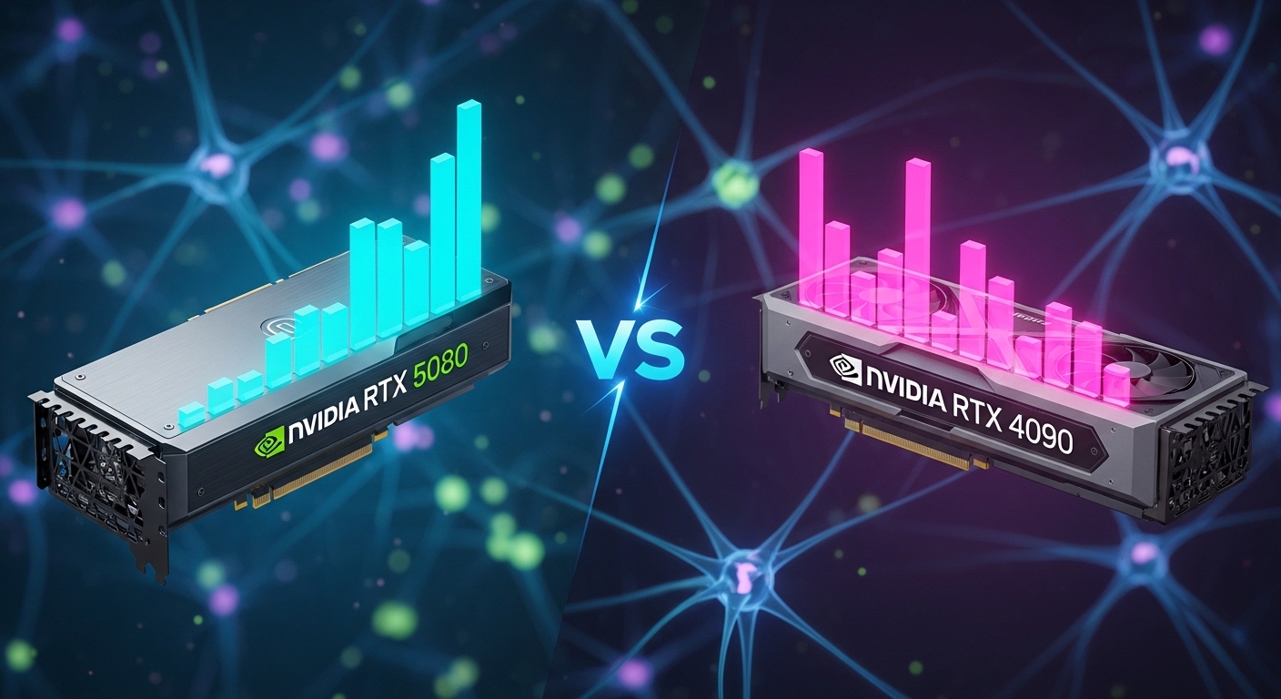 VIDIA RTX 5080 vs 4090 for Local AI Software