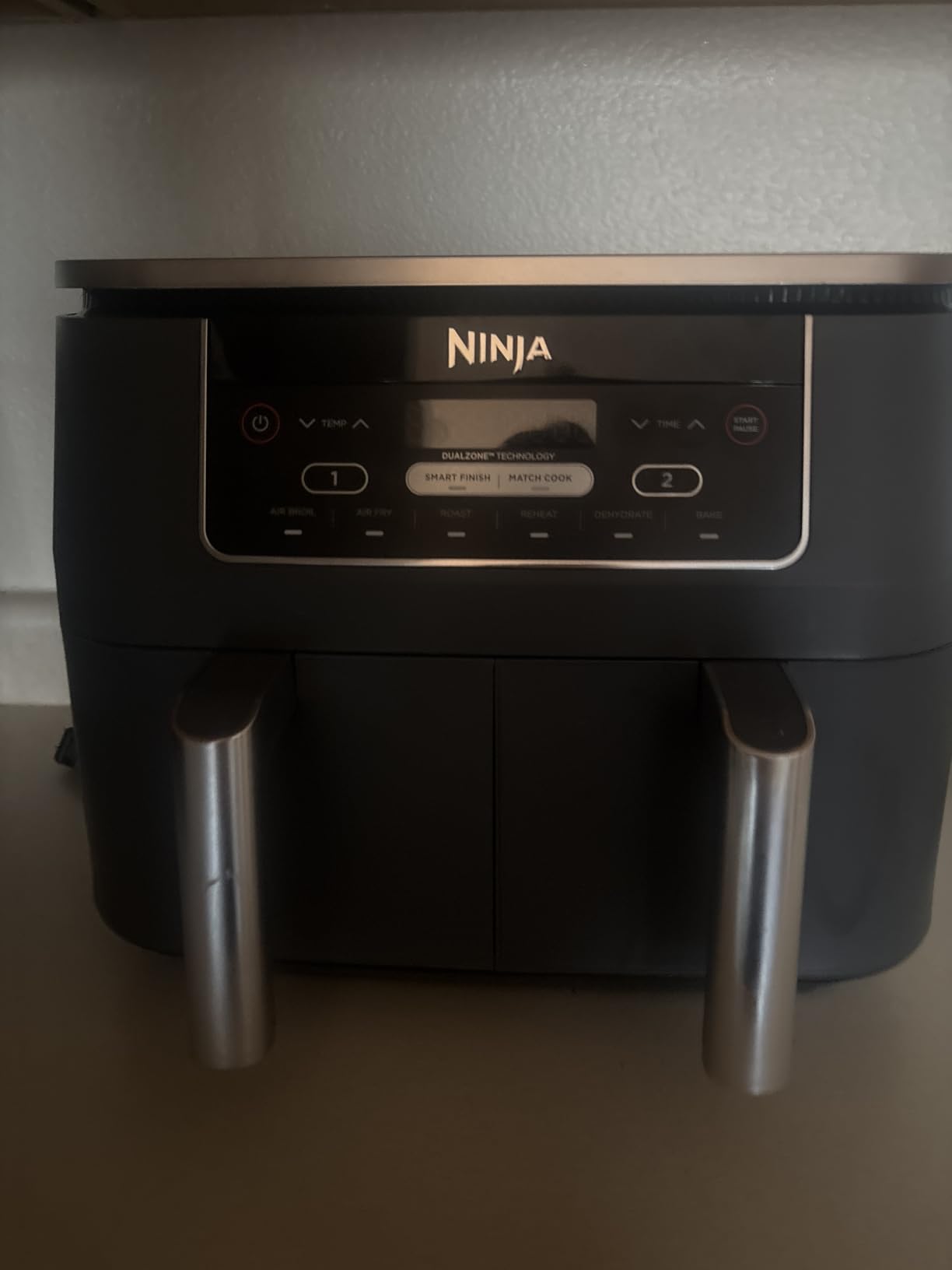 Ninja DZ201 Foodi 8 Quart 6-in-1 DualZone 2-Basket Air Fryer with 2 Independent Frying Baskets, Match Cook & Smart Finish, Grey customer photo 1