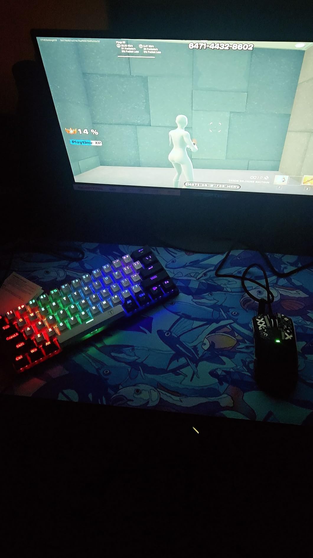60% Wired Mechanical Gaming Keyboard with Blue Switches, LED Backlit | 61 Keys Ultra-Compact Mini Portable Office Keyboard for PC/Mac/Xbox, 18 LED Backlight, Easy to Carry On Trip, Black customer photo 1
