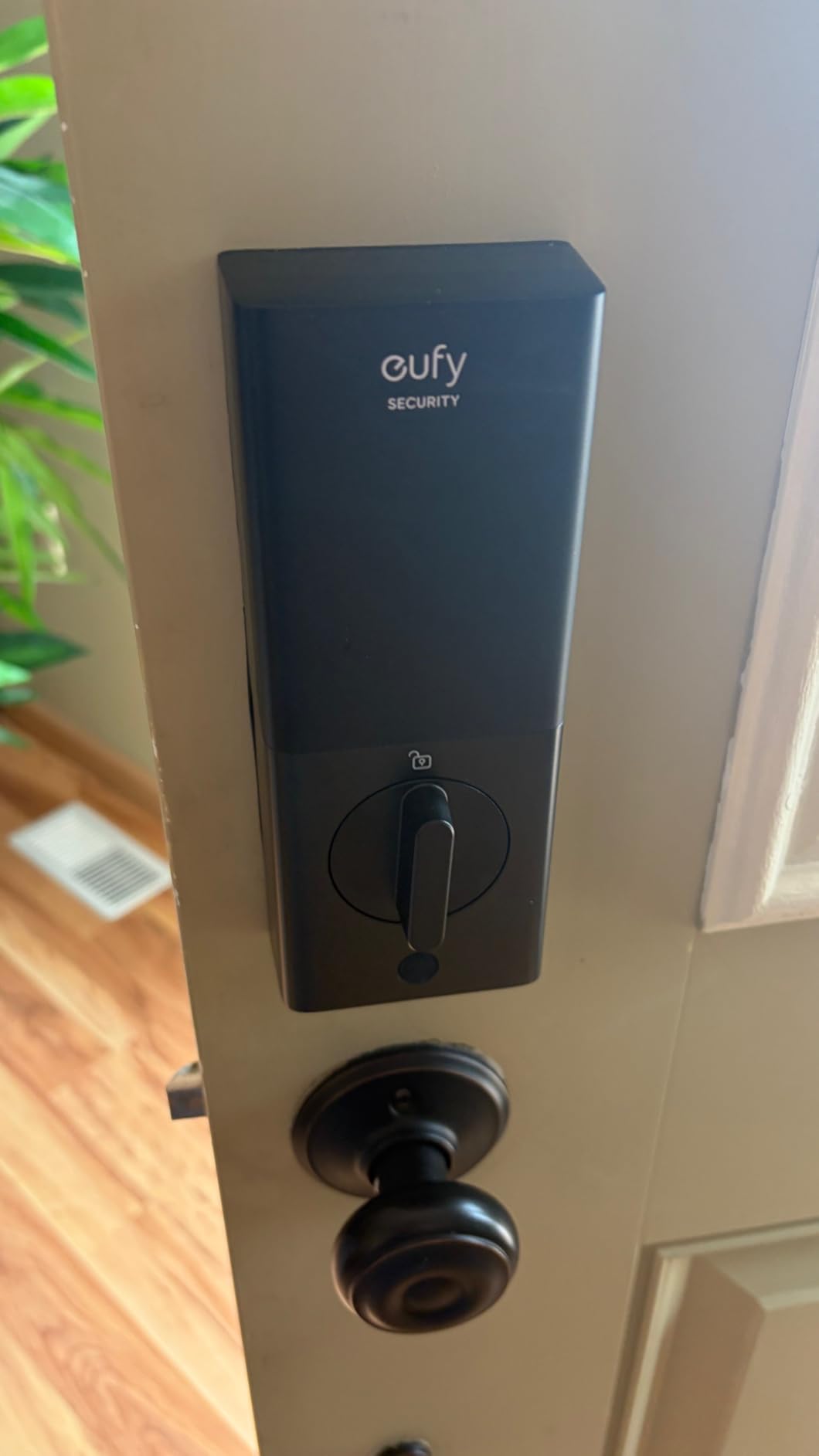 eufy Security Smart Lock C220, Fingerprint Keyless Entry Door Lock | Built-in Wi-Fi, App Remote Control, Up to 8-Month Battery, Front Door Smart Lock Deadbolt, IP53 Waterproof, BHMA Grade 3 customer photo 2