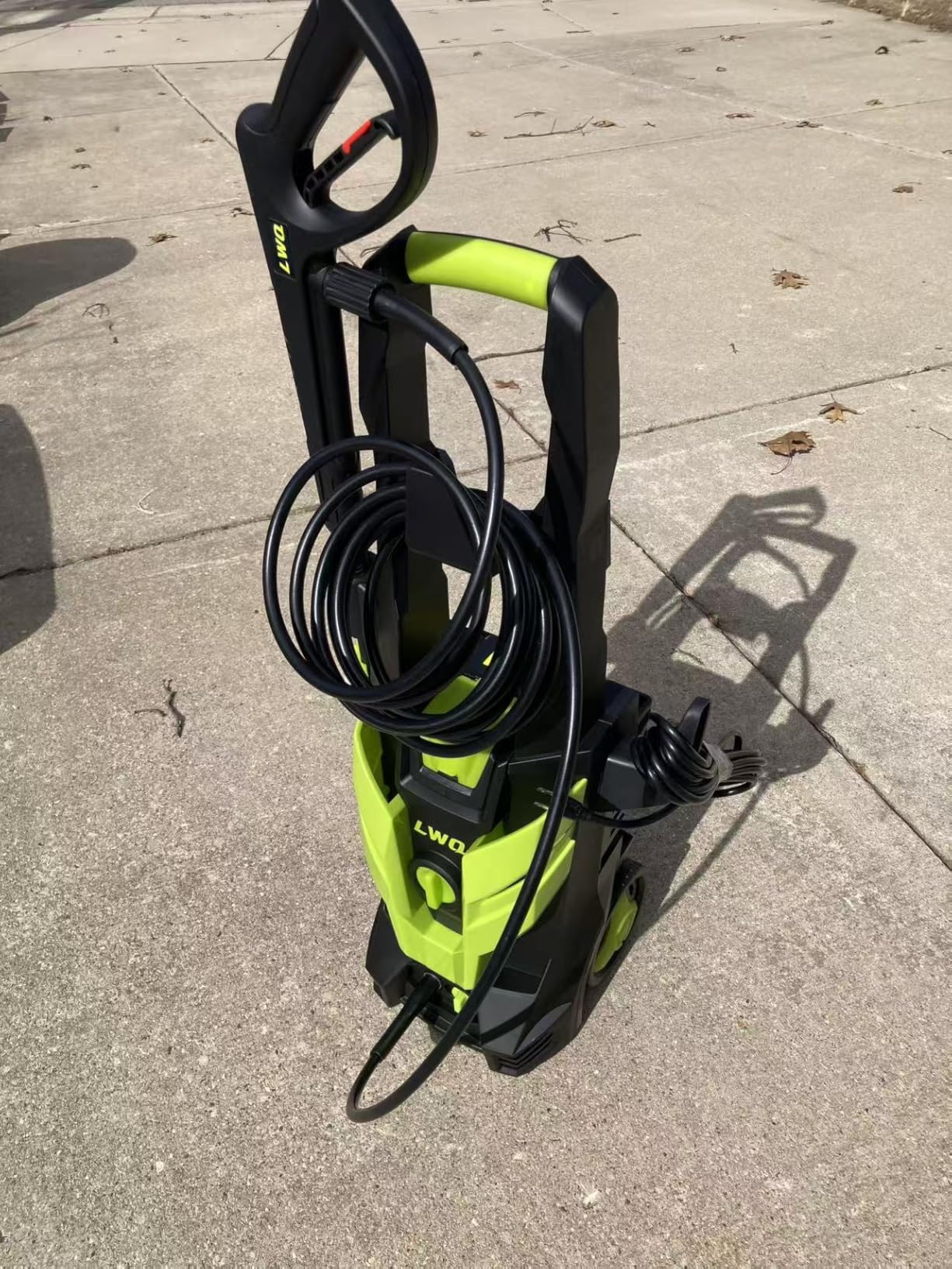 Pressure Washer, Portable Power Washer, 4 Quick Connect Nozzles, High Pressure Cleaning Machine for Car Fence Driveway Patio Washing and More(Light Green) customer photo 2