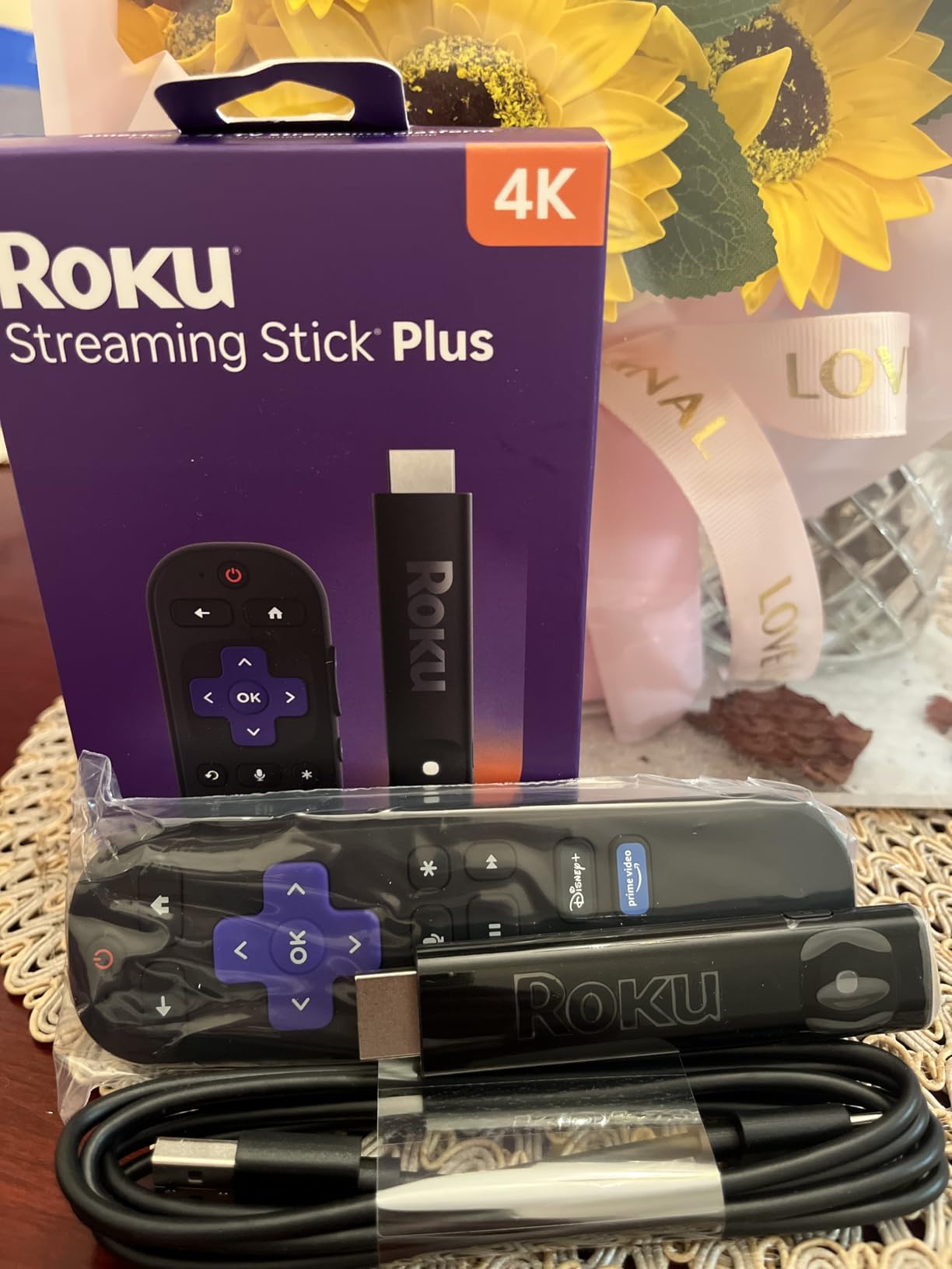 Roku Streaming Stick Plus with Voice Remote - 4K & HDR10+ | 4K & HDR Streaming Device for TV with Roku Voice Remote - Free & Live Local News, Sports customer photo 2