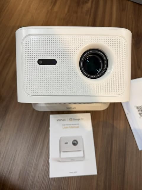 【Official Licensed Google TV】4K Smart Projector with WiFi and Bluetooth, VOPLLS Outdoor Projectors with Dolby/Auto Focus, Portable Movie Phone Wireless Gaming Wifi Proyector for Bedroom/Home/Ceiling customer photo 2