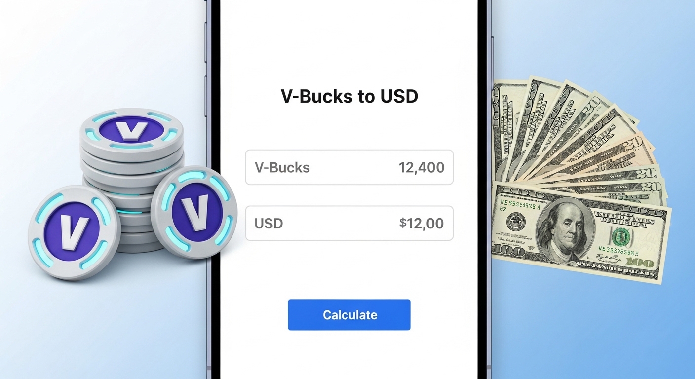 Fortnite V-Bucks to USD Calculator