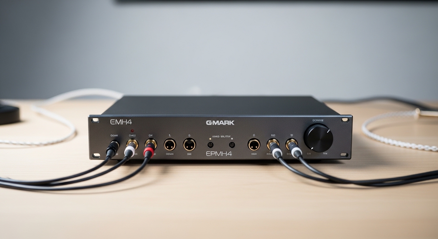G Mark Epmh4 Headphone Amplifier Splitter Hands On Review