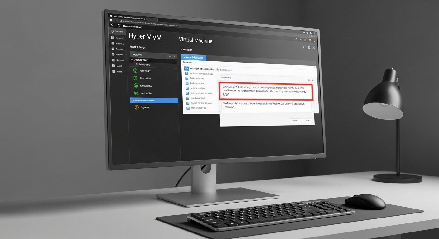 How To Fix The Unable To Allocate RAM Error In Hyper-V VMs