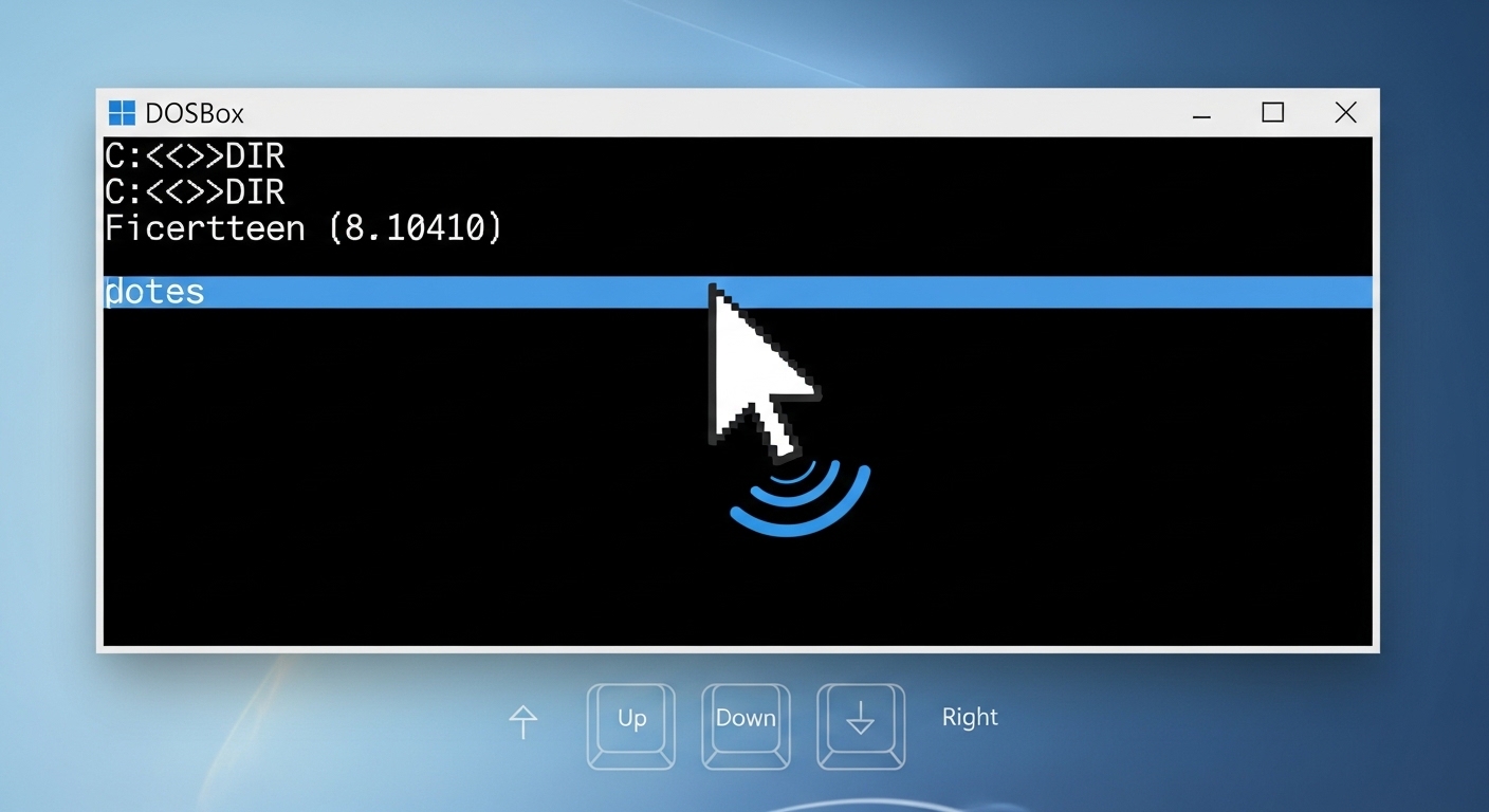 How to Scroll in DOSBox