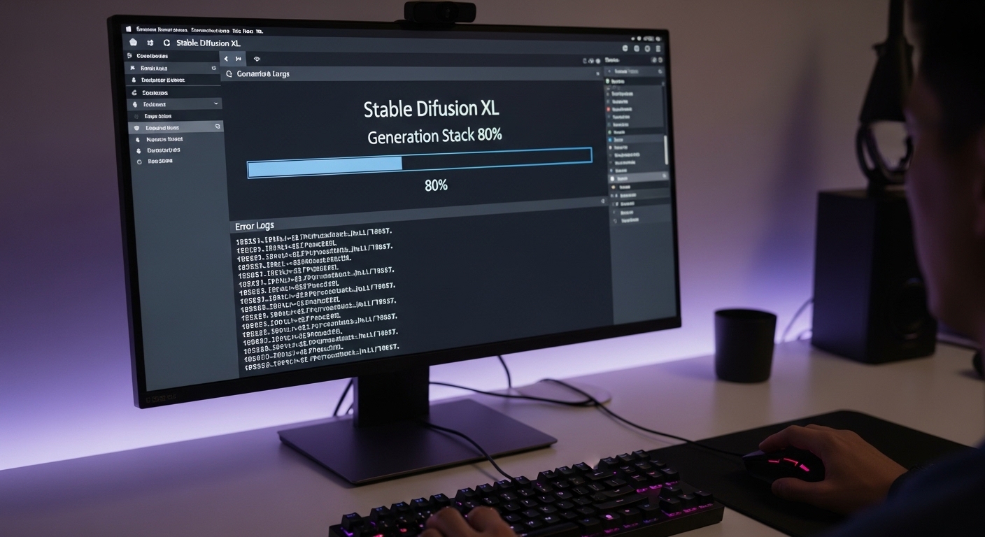 Stable Diffusion Sdxl Generation Stops At 80 Percent Fix
