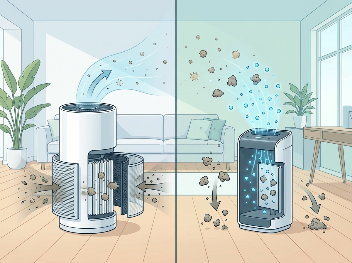 Air Ionizer vs Air Purifier