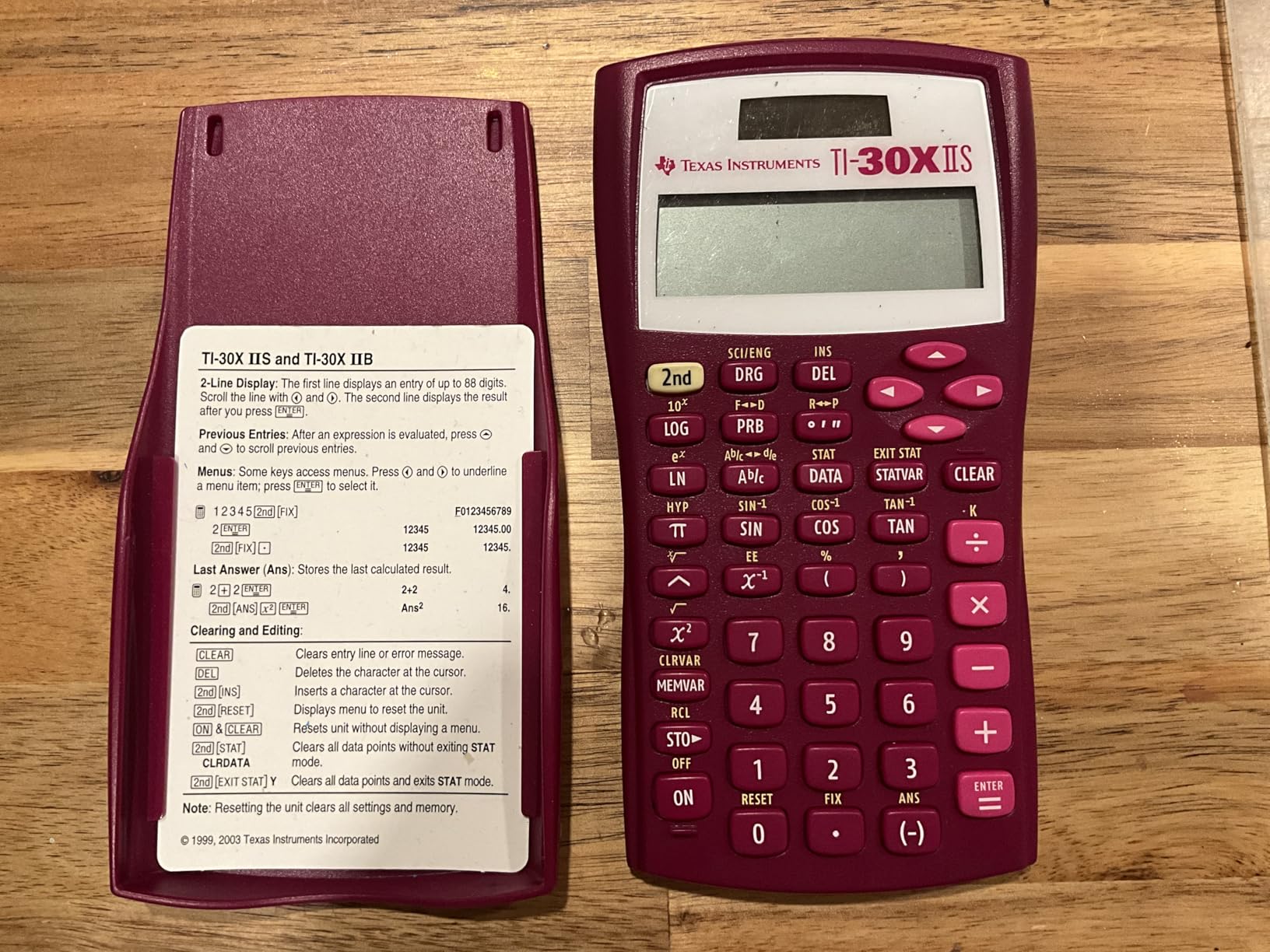TI-30XIIS Scientific Calculator Texas Instruments, Black customer photo 1