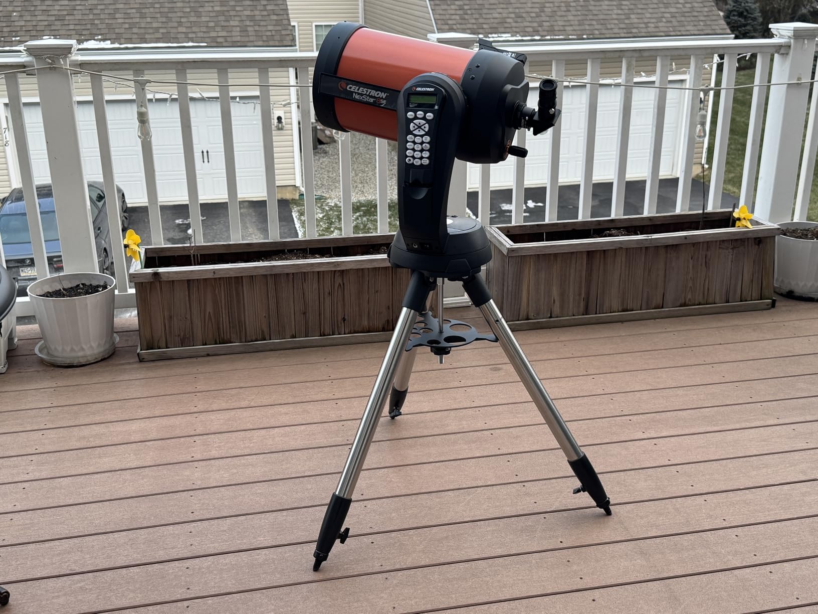 Celestron NexStar 8SE Computerized Telescope - 8-Inch Schmidt-Cassegrain Optical Tube - Fully Automated GoTo Mount with SkyAlign - Ideal for Beginners and Advanced Users - 40,000+ Object Database customer photo 1