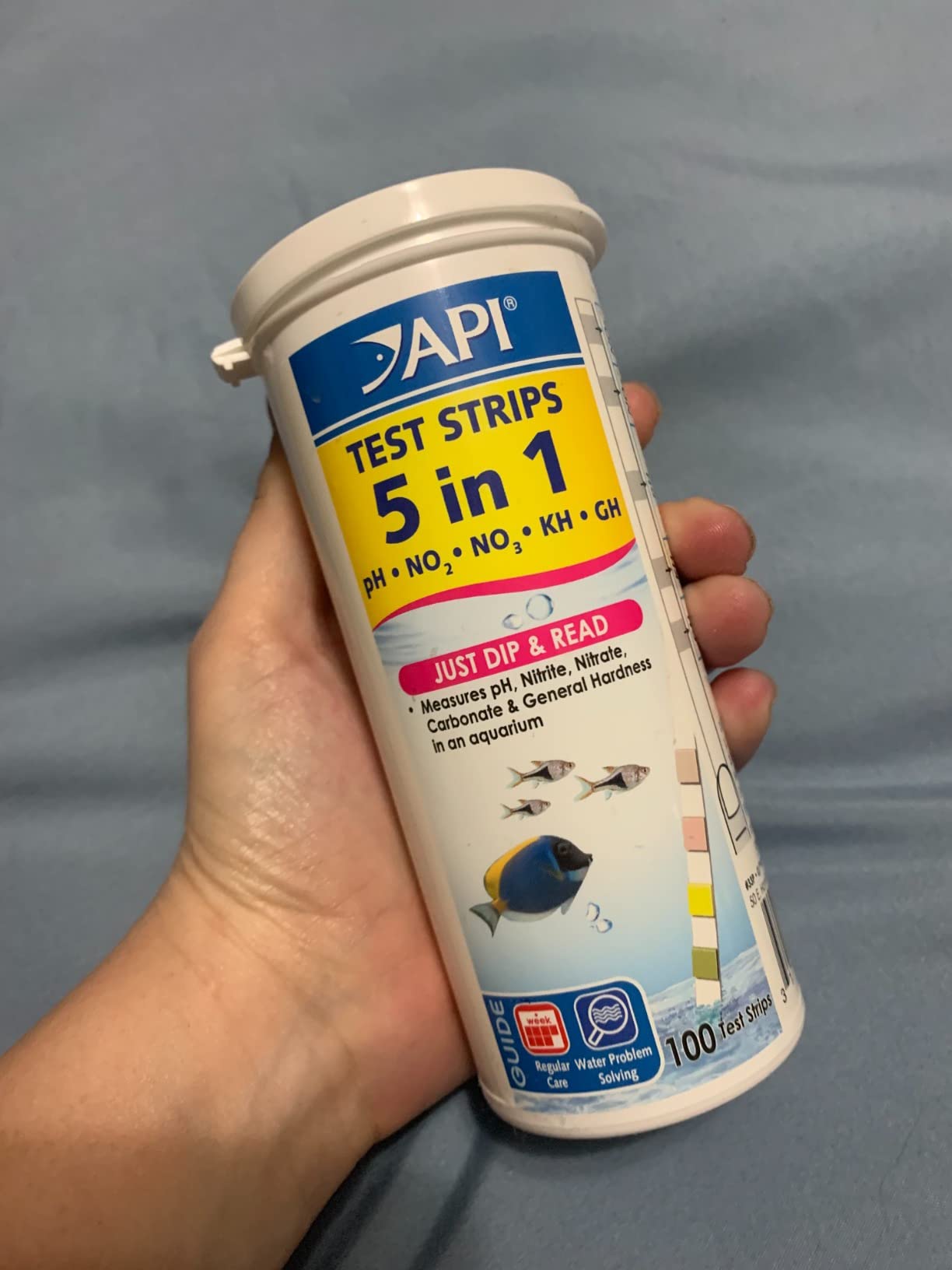 API 5-in-1 Test Strips Freshwater and Saltwater Aquarium Test Strips 25-Count Box customer photo 2
