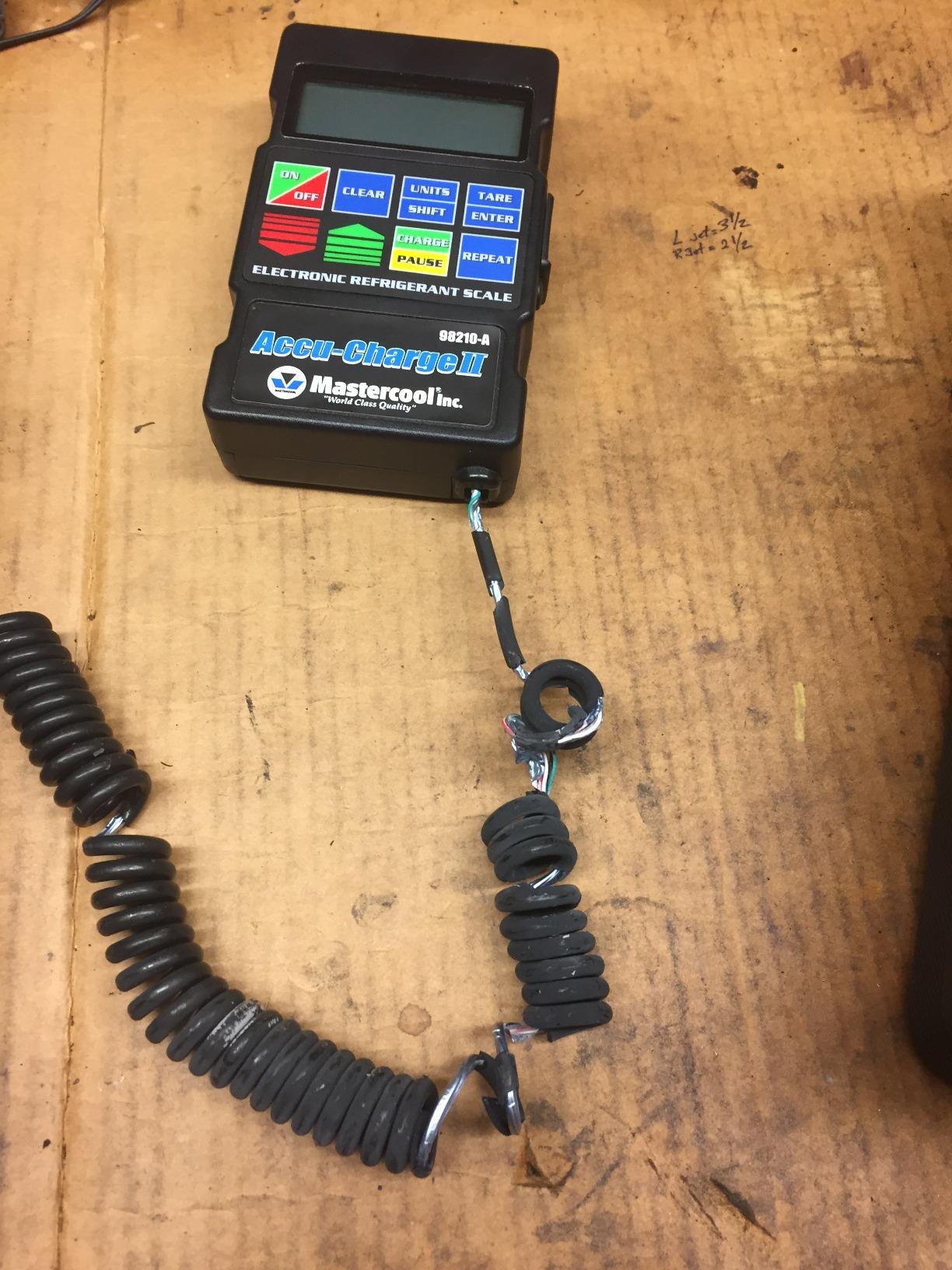 Mastercool 98210-A Accu-Charge II Bluetooth Refrigerant Scale customer photo 2