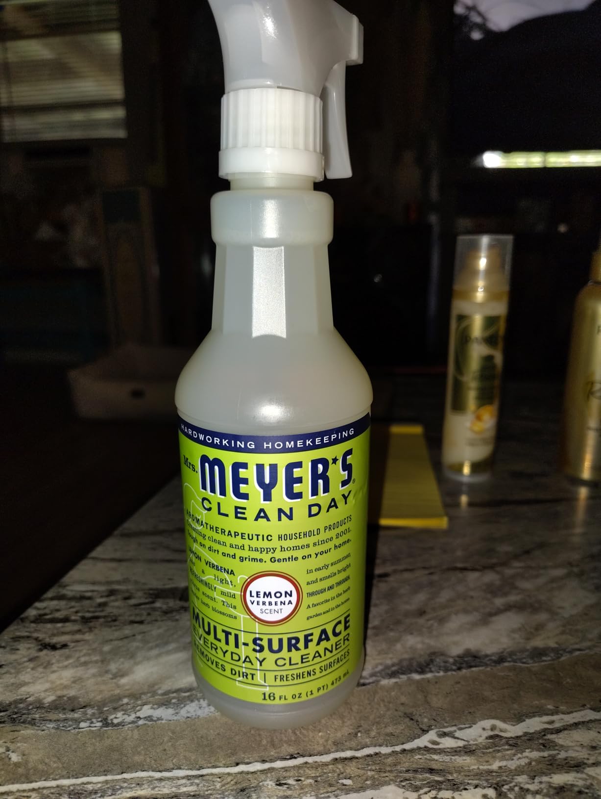 MRS. MEYER'S CLEAN DAY Multi-Surface Everyday Cleaner, Lemon Verbena Scent, 16 Fl Oz Bottle customer photo 2