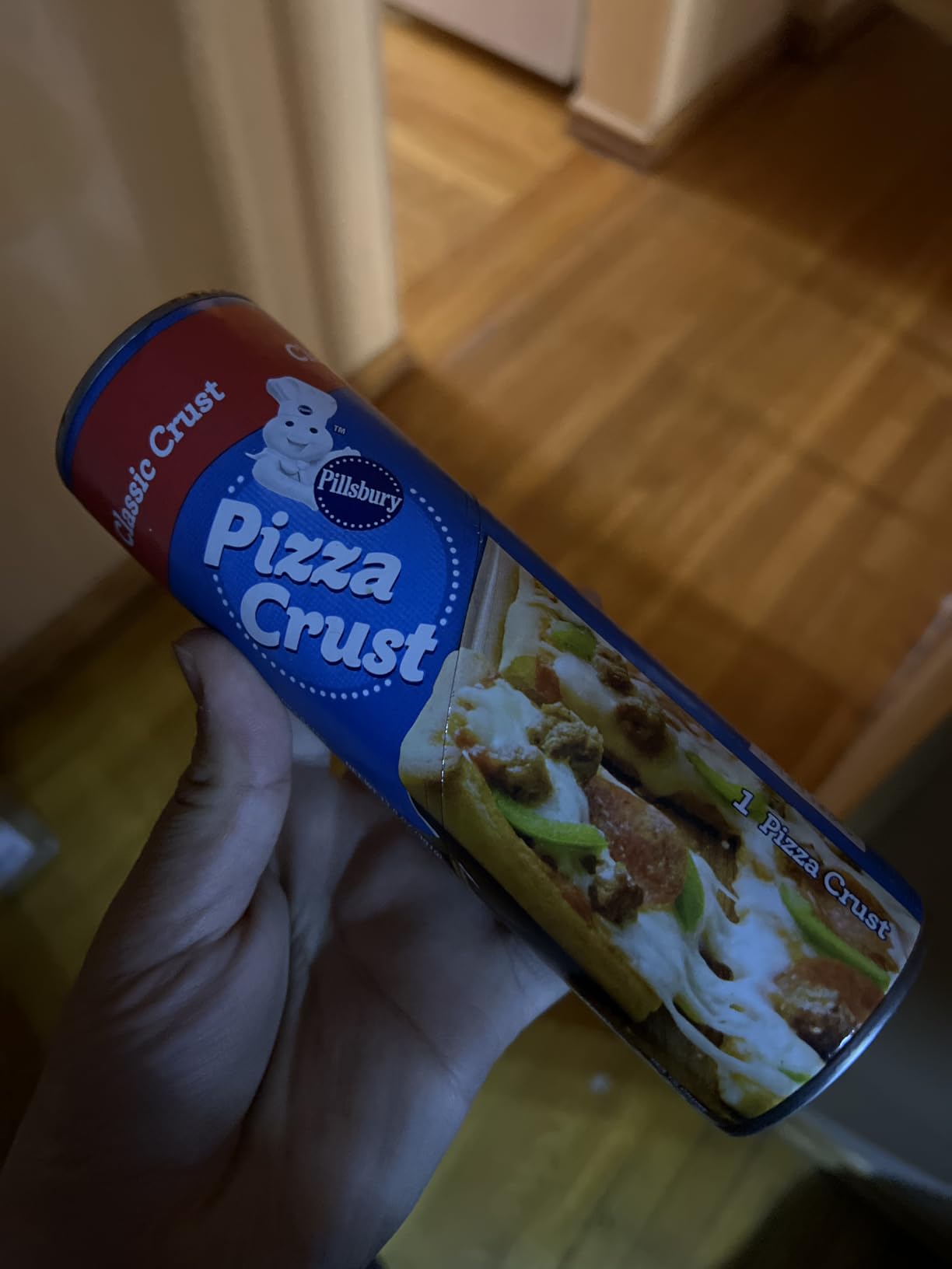Pillsbury Classic Pizza Crust, Pizza Dough, 13.8 oz | Ready-To-Bake Dough, Great For Pizza, Calzones & Breadsticks, No Mixing Needed customer photo 1