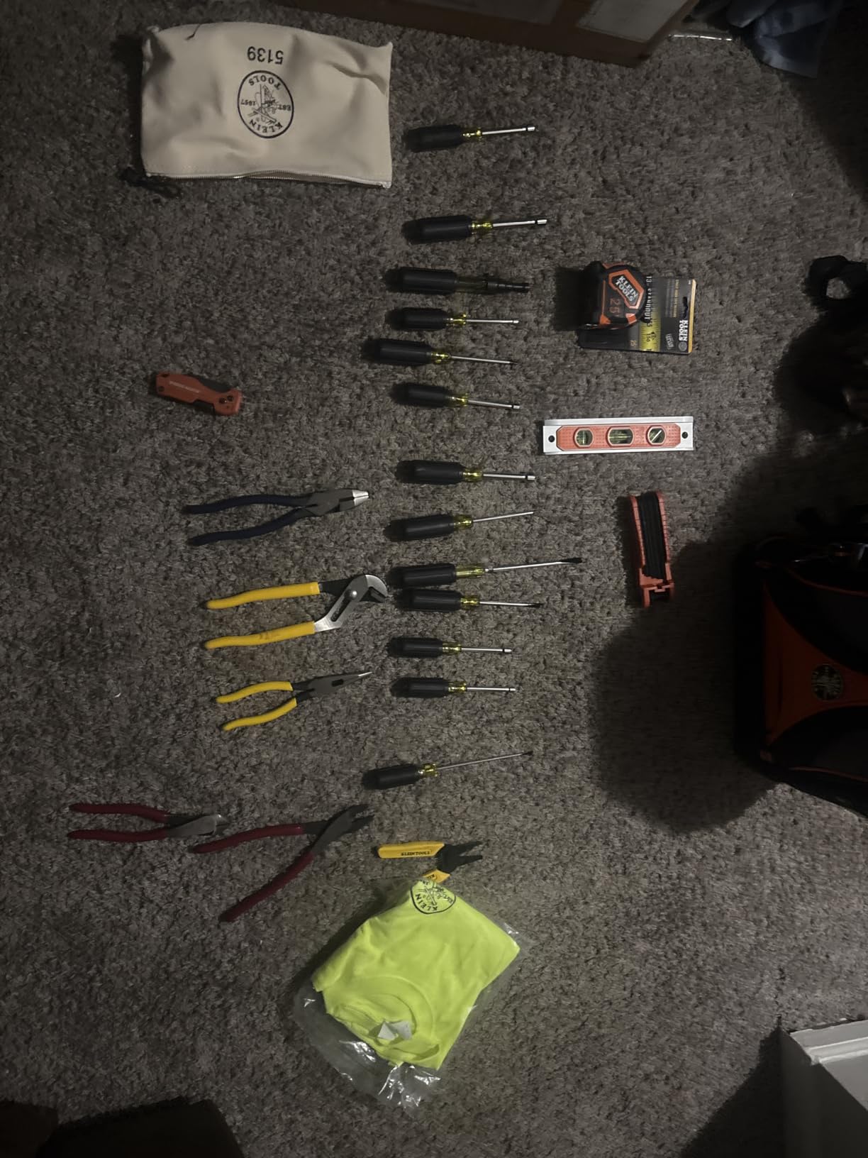 Klein Tools 80028 Hand Tools Kit includes Pliers, Screwdrivers, Nut Drivers, Backpack, and More Jobsite Tools, 28-Piece customer photo 1
