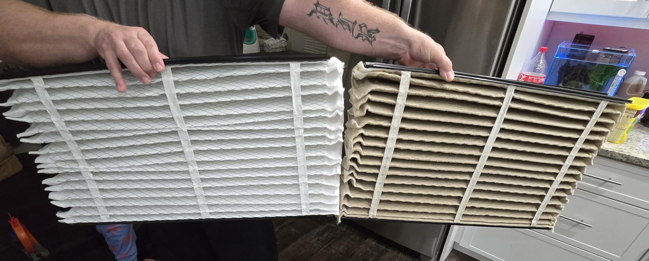Genuine AprilAire 413 Replacement Filter for AprilAire Whole House Air Purifiers - MERV 13, Healthy Home Allergy, 16x25x4 Air Filter (Pack of 1) customer photo 1