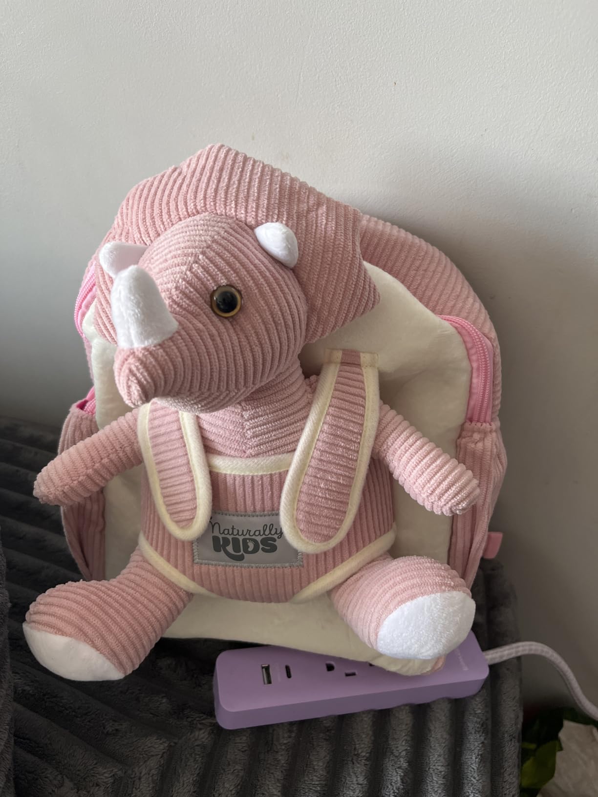 Naturally KIDS Toddler Backpack w Unicorn Toys, 2 Year Old Girl Birthday Gift, 3 Year Old Girl Gift Boy, Toddler Unicorn Toy customer photo 1