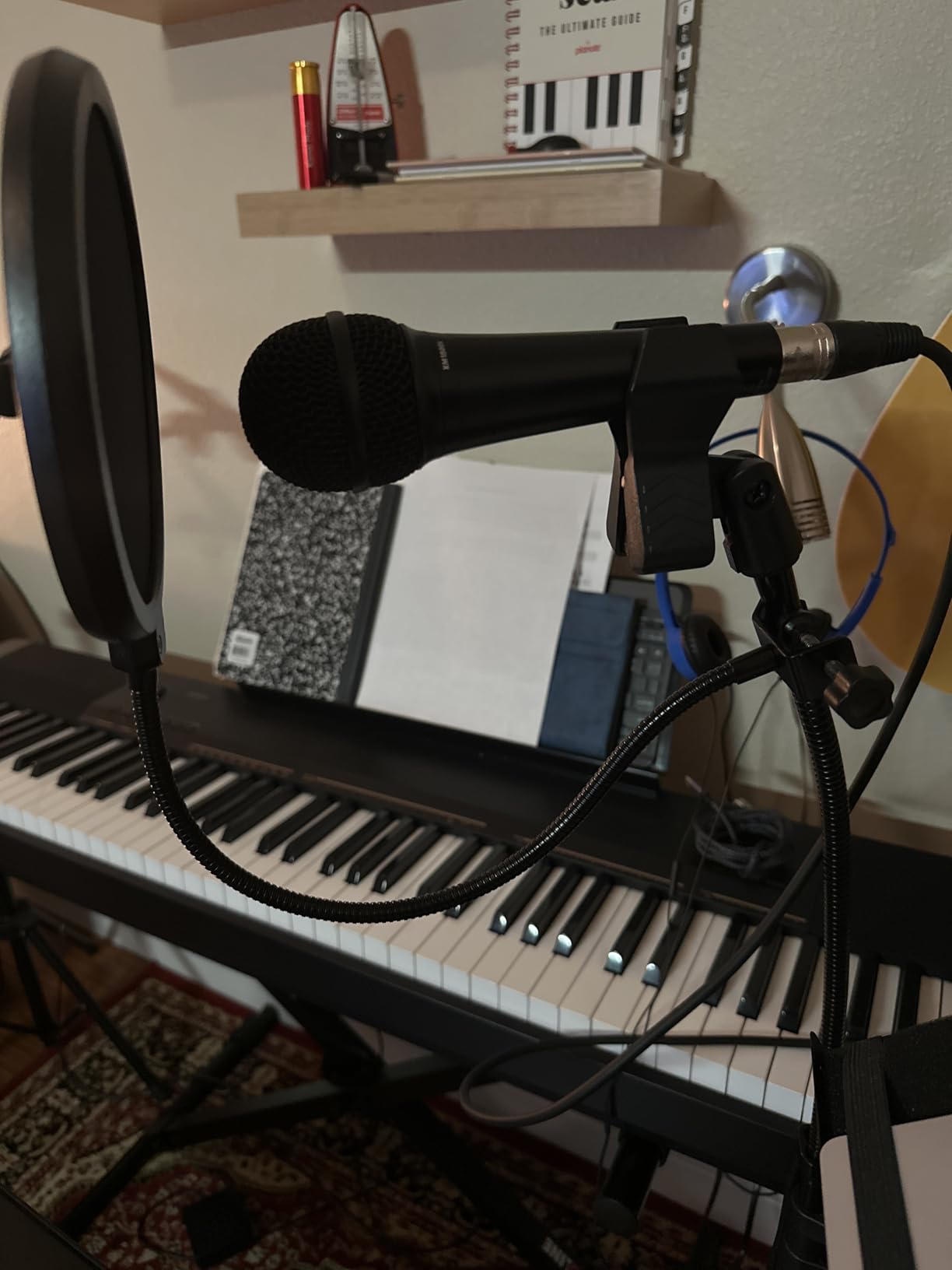 NEEWER Professional Microphone Pop Filter Shield | Compatible with Blue Yeti and Other Mic, Dual Layered Wind Pop Screen, Flexible 360 Degree Gooseneck Clip customer photo 1