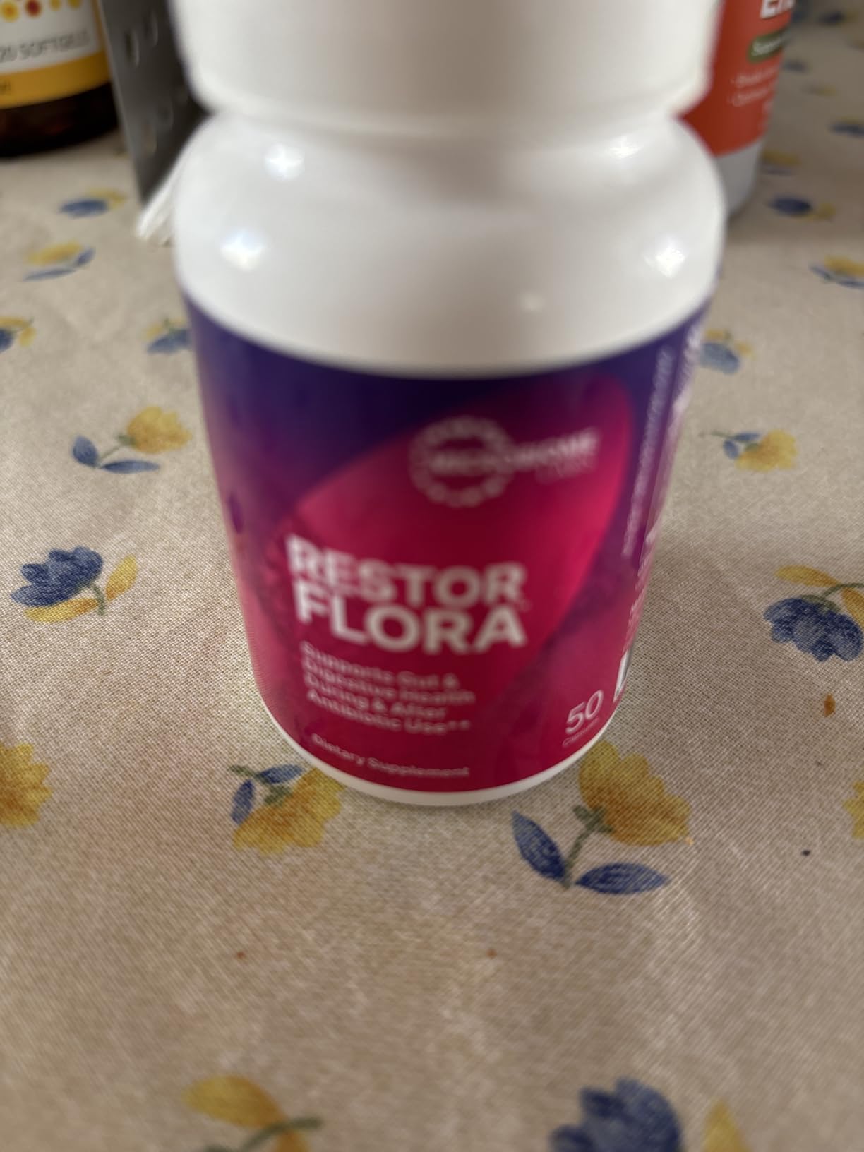 Microbiome Labs Restorflora Probiotics for Digestive Health - Gut Health Supplements with Dual Action Probiotics for Women & Men - Support Bowel Regularity & Immune Function (60 Capsules) customer photo 1