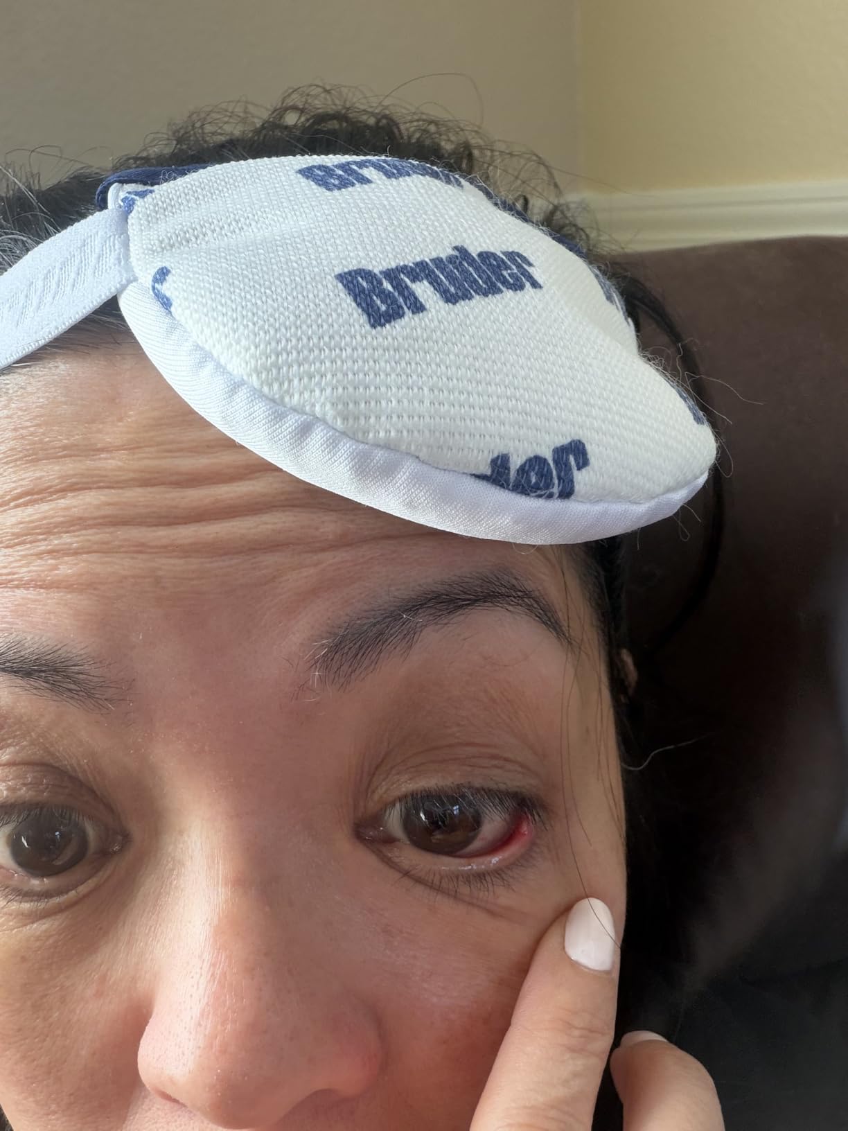 Bruder Moist Heat Eye Compress | Single Eye | Microwave Activated | Fast Acting and Effective Relief for Styes and Other Eye Irritation customer photo 2