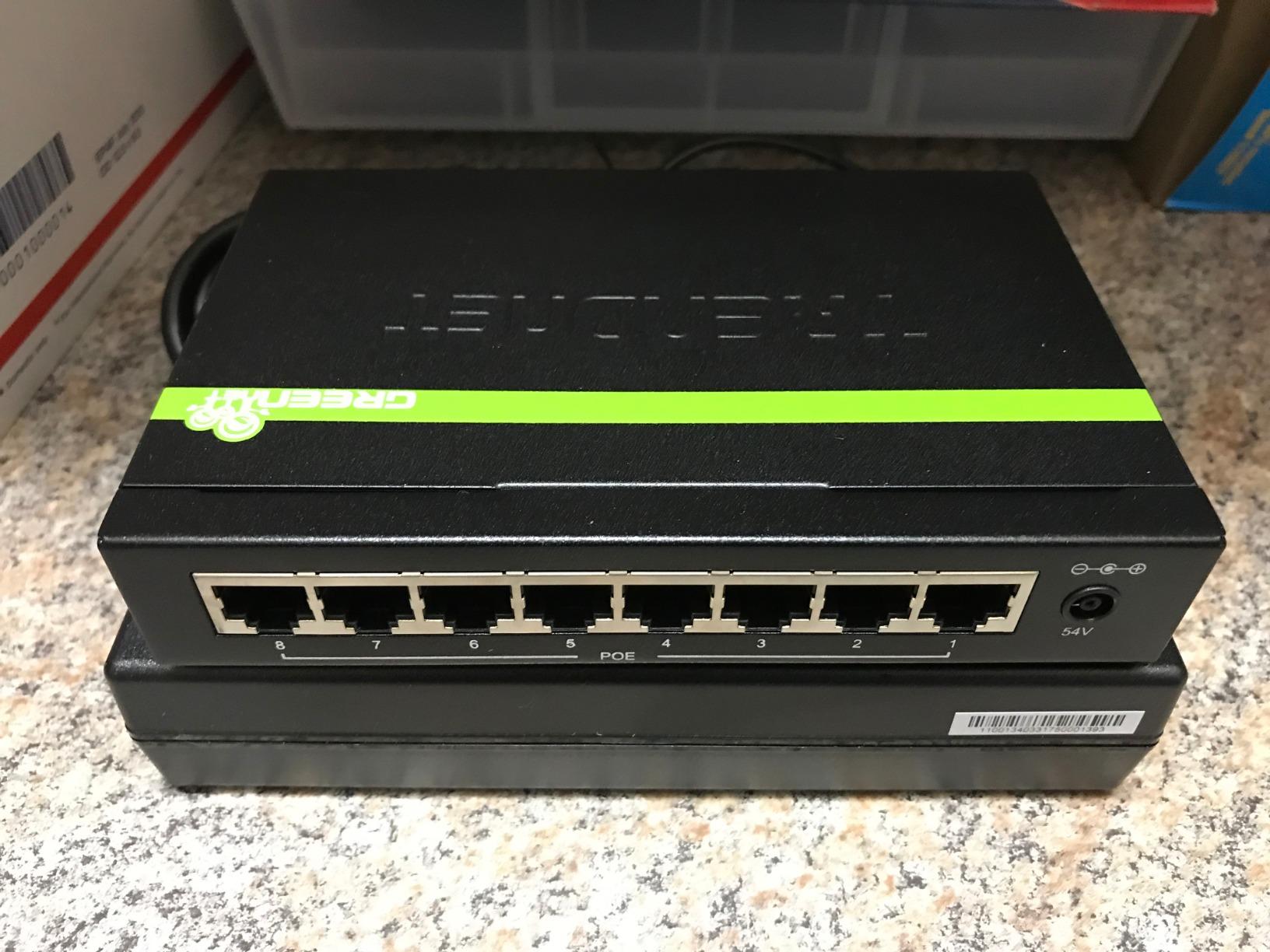 TRENDnet 24-Port Gigabit PoE+ Switch, TPE-TG240g, 370W Power Budget, 48Gbps Switching Capacity, Ethernet Splitter, NDAA & TAA Compliant, IEEE 802.3at, Metal, Lifetime Protection, Black customer photo 1